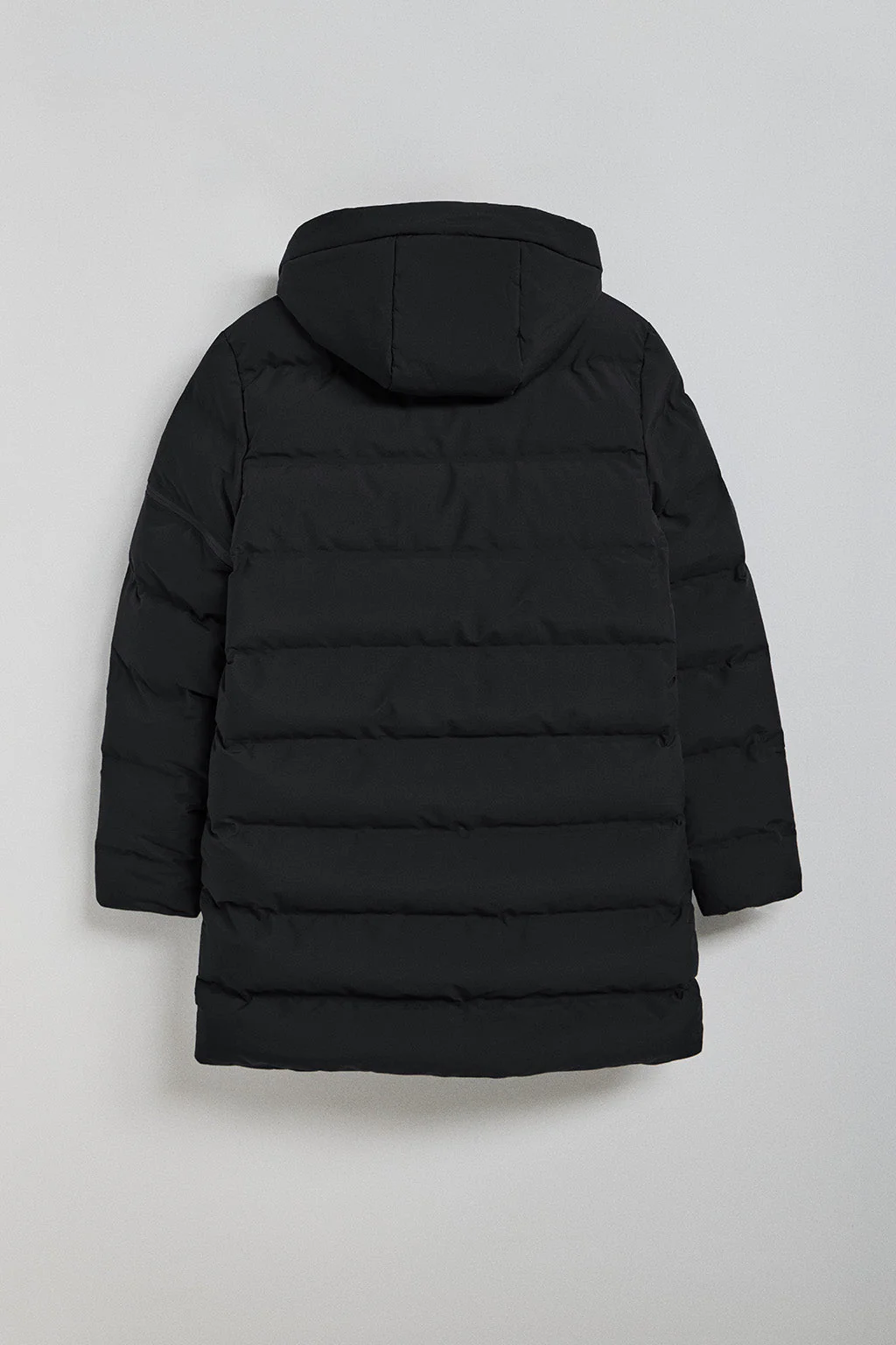 Black coat Courchevel with detachable hood and Polo Club details - Image 10