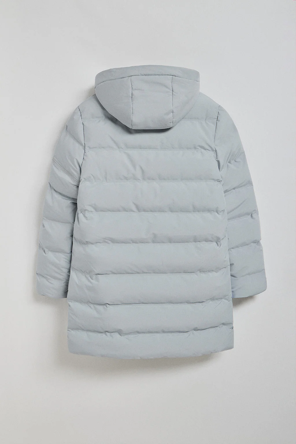 Grey coat Courchevel with detachable hood and Polo Club details - Image 10