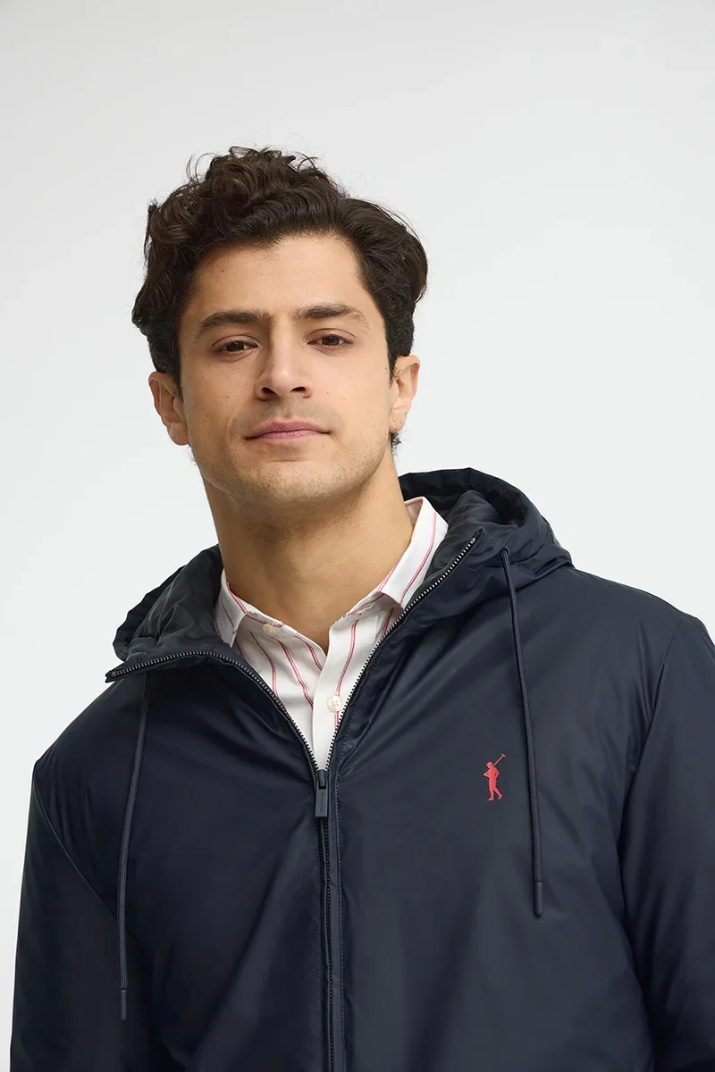 Navy-blue jacket Dorsey with Rigby Go logo - Image 2