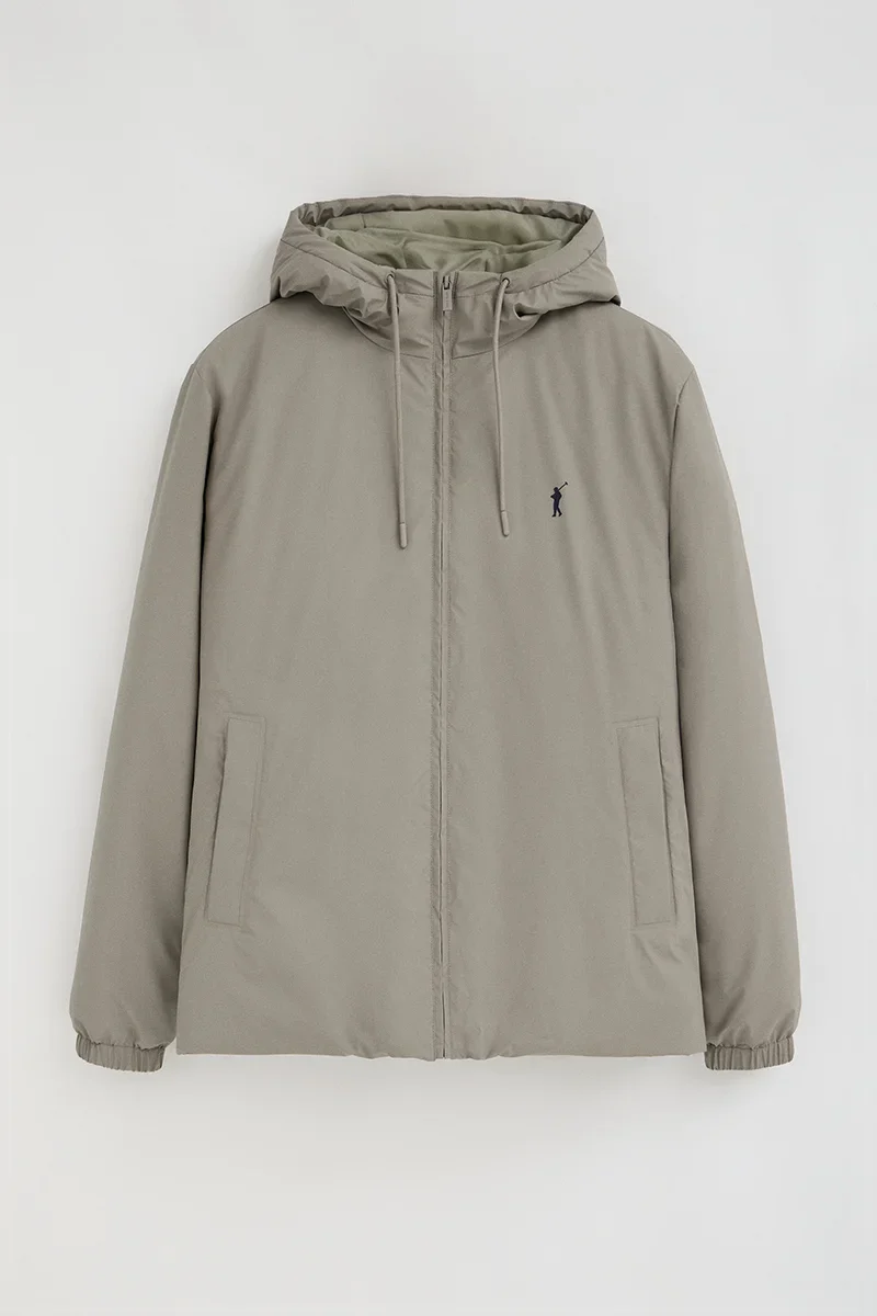 Stone-grey jacket Dorsey with Rigby Go logo - Image 6