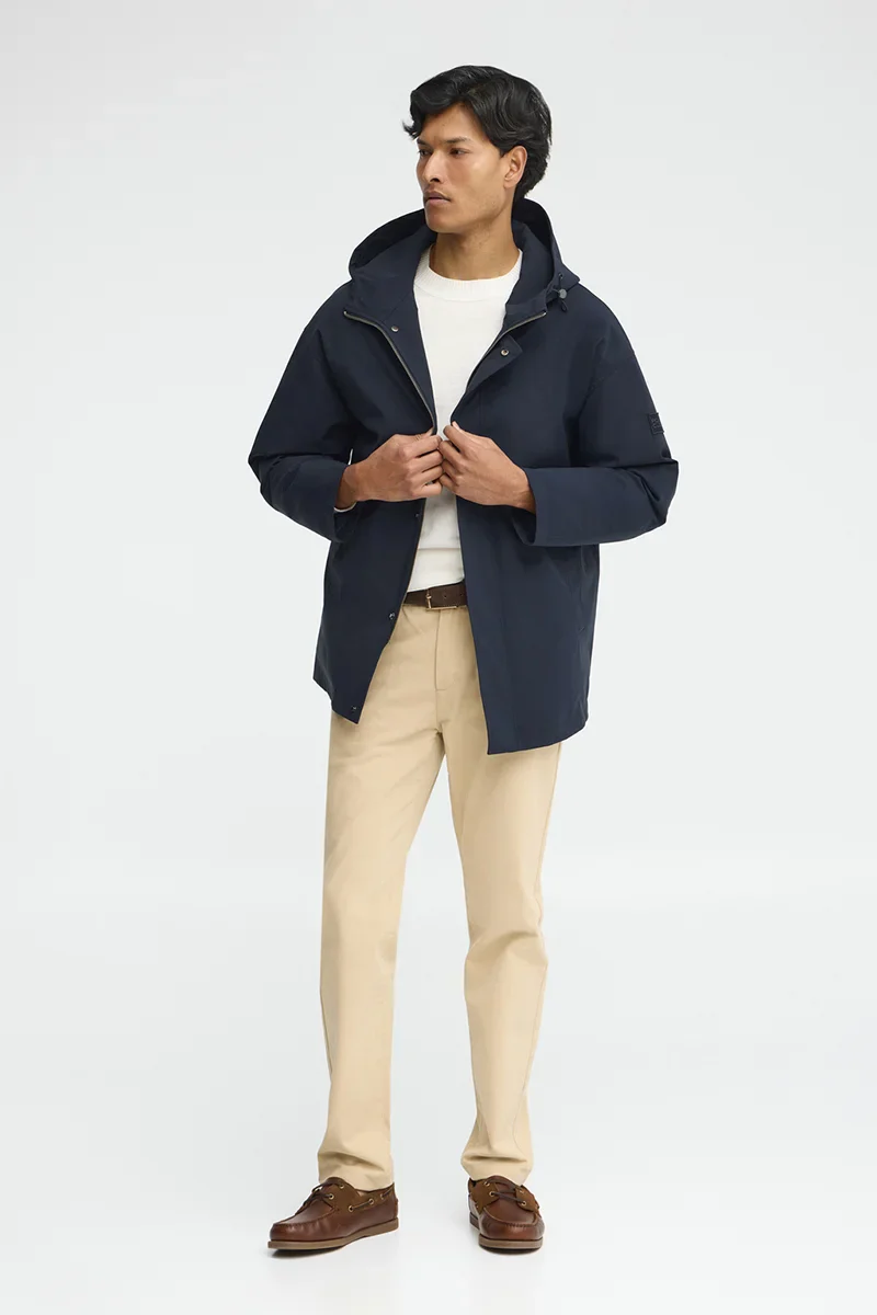 Navy-blue puffer jacket Ellington with Polo Club rubberised logo - Image 4