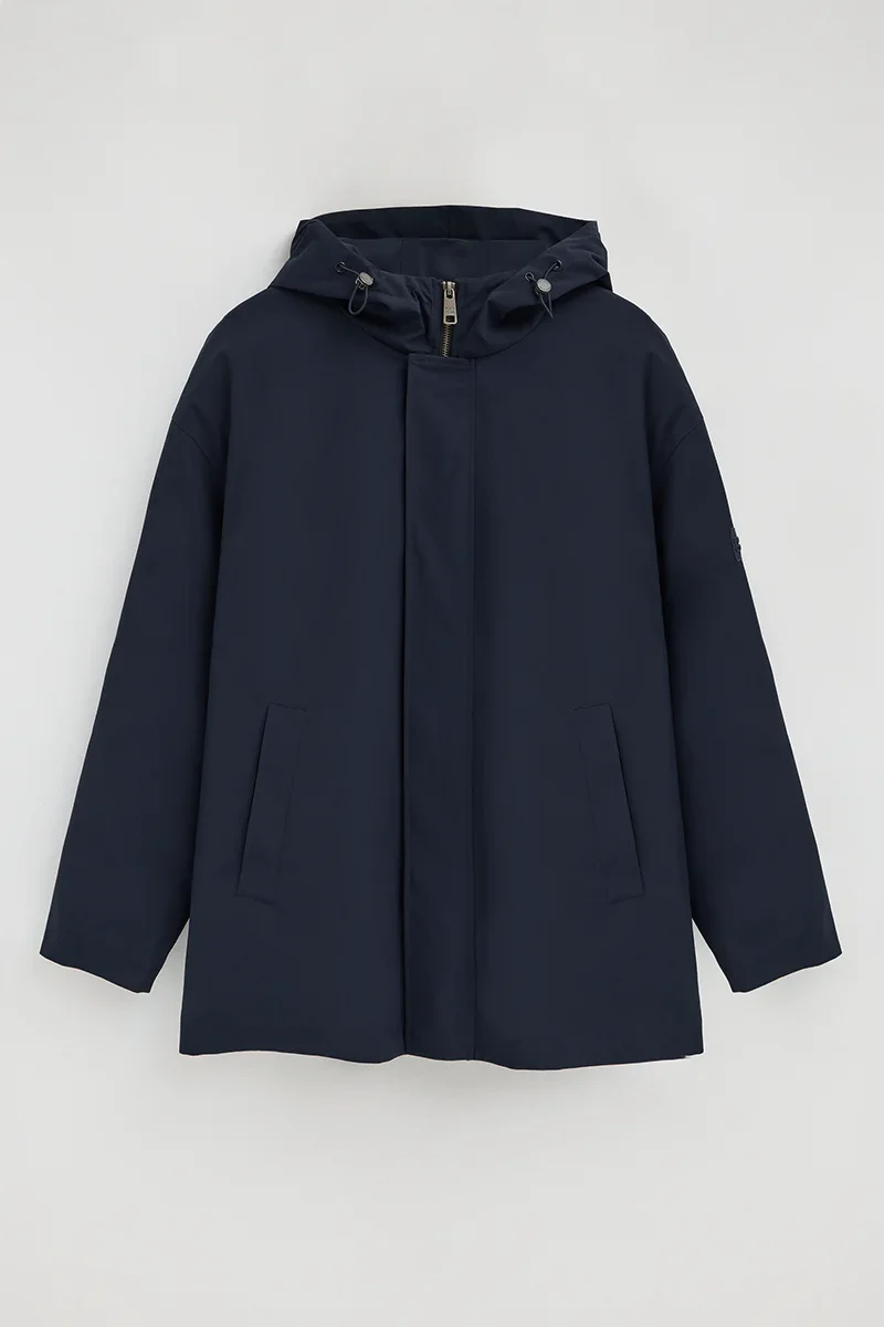 Navy-blue puffer jacket Ellington with Polo Club rubberised logo - Image 6