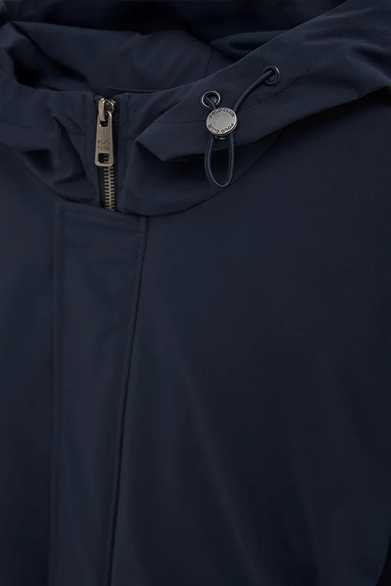 Navy-blue puffer jacket Ellington with Polo Club rubberised logo - Image 7