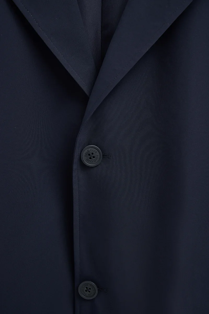 Navy-blue trench coat Ellington with Polo Club rubberised logo - Image 8