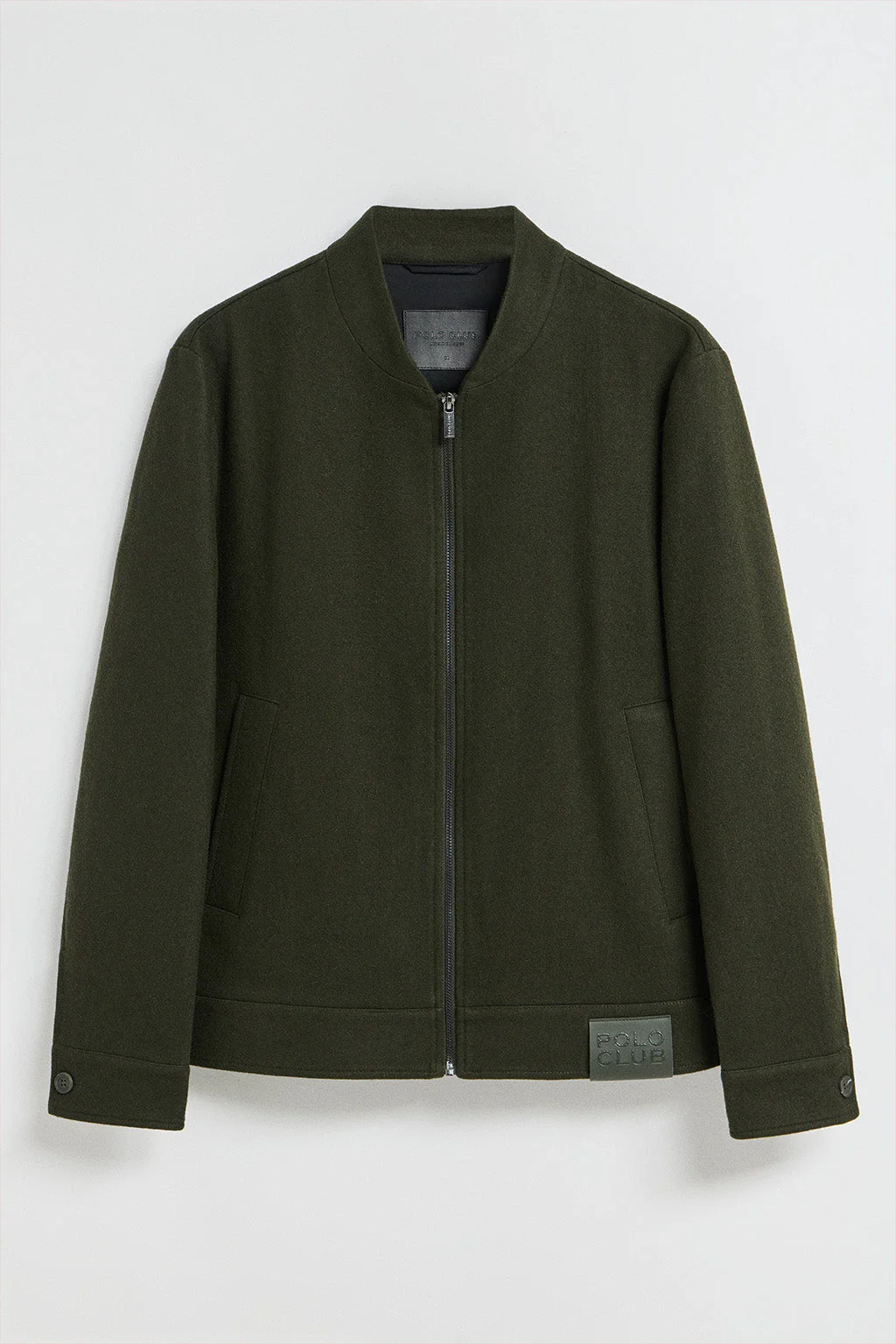 Khaki bomber Exeter with Polo Club details - Image 11