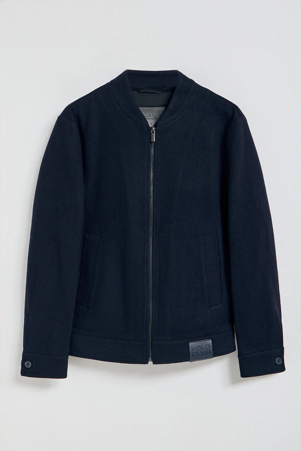 Navy-blue bomber Exeter with Polo Club details - Image 11