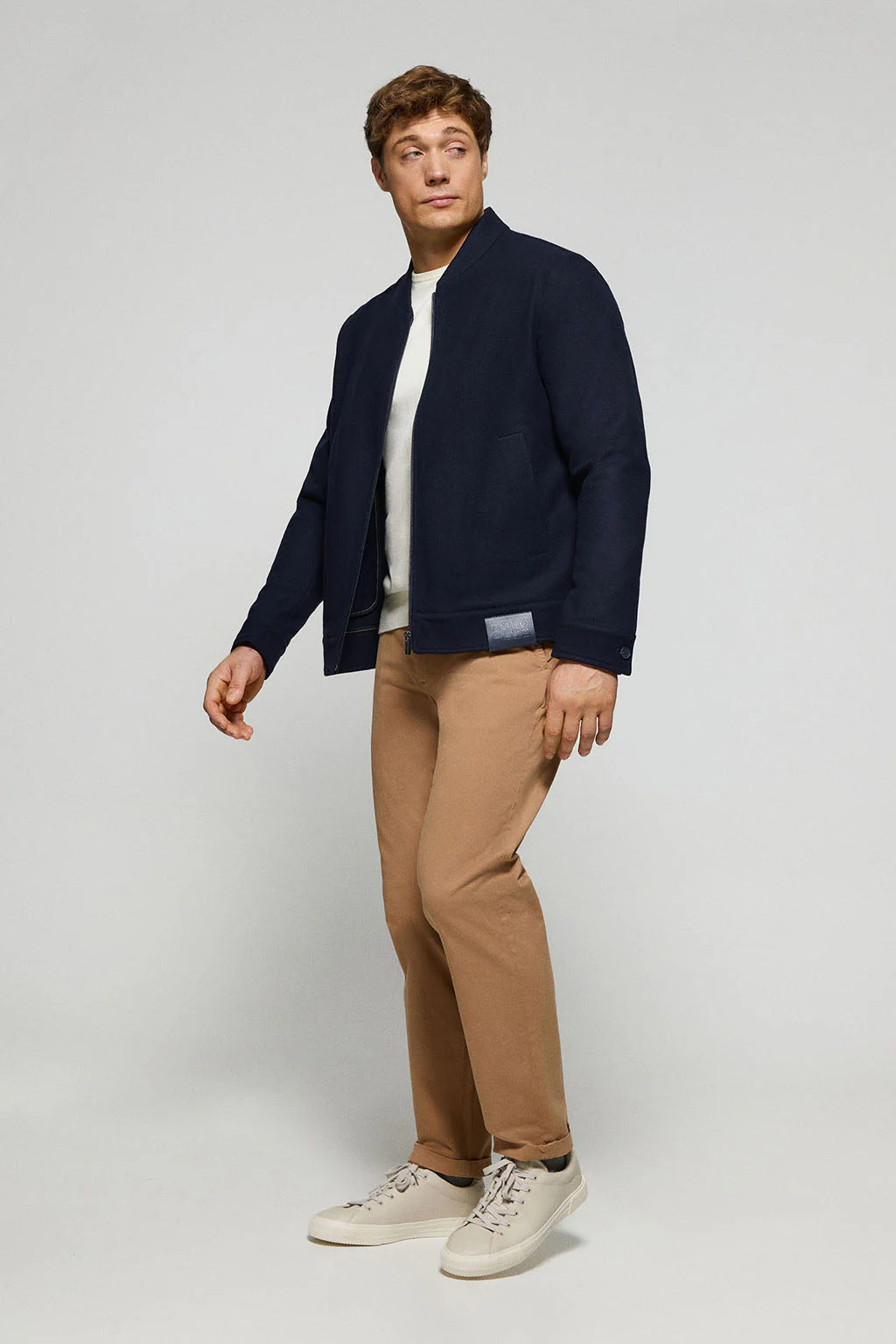Navy-blue bomber Exeter with Polo Club details - Image 3