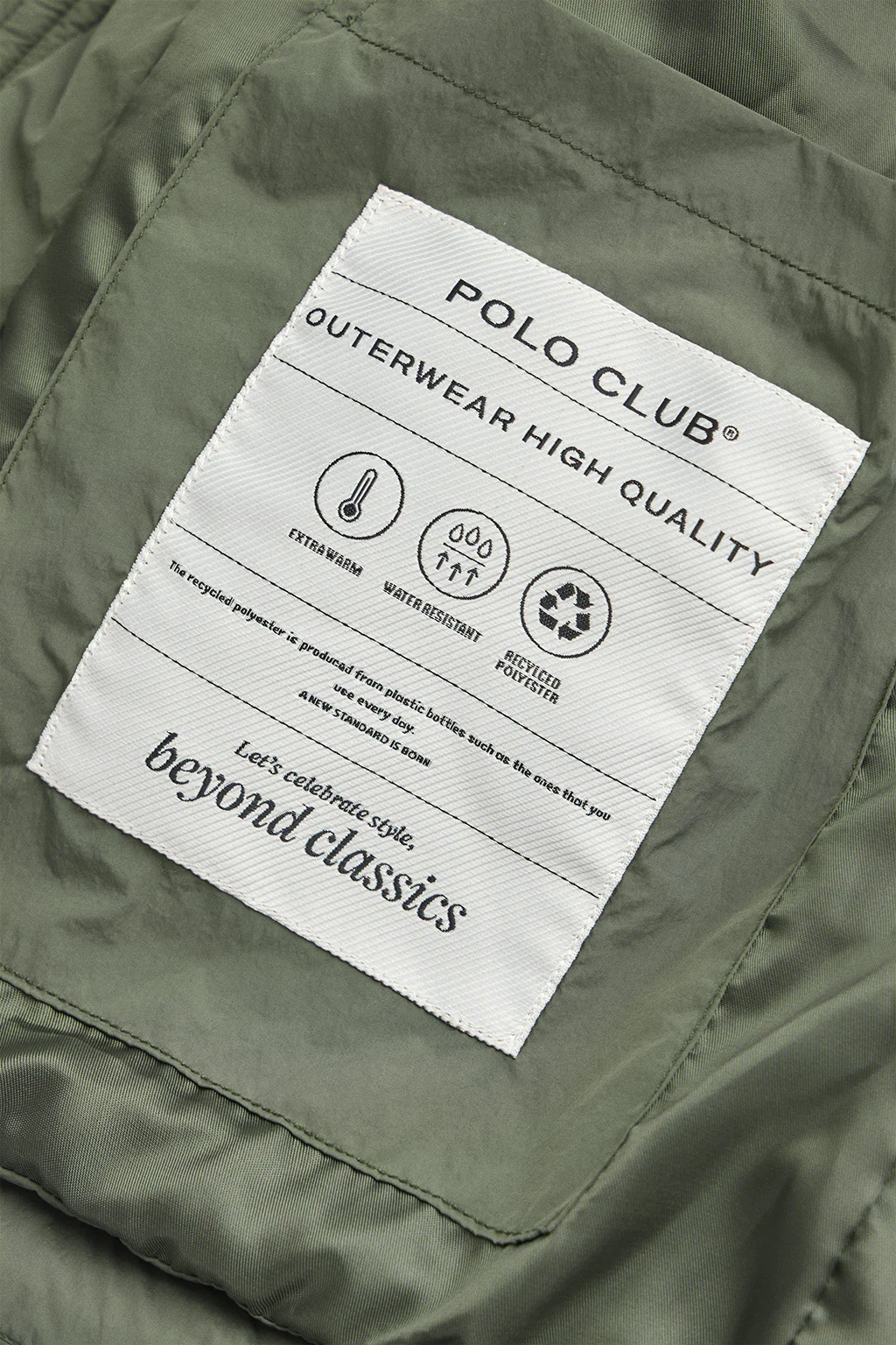 Forest-green jacket Gadea with Polo Club logo - Image 11