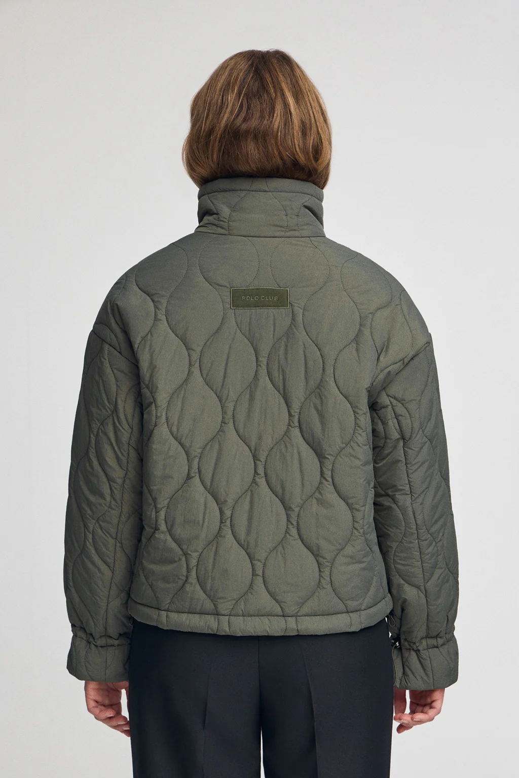 Forest-green jacket Gadea with Polo Club logo - Image 6