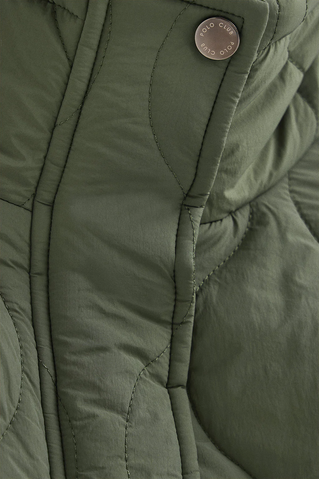 Forest-green jacket Gadea with Polo Club logo - Image 8
