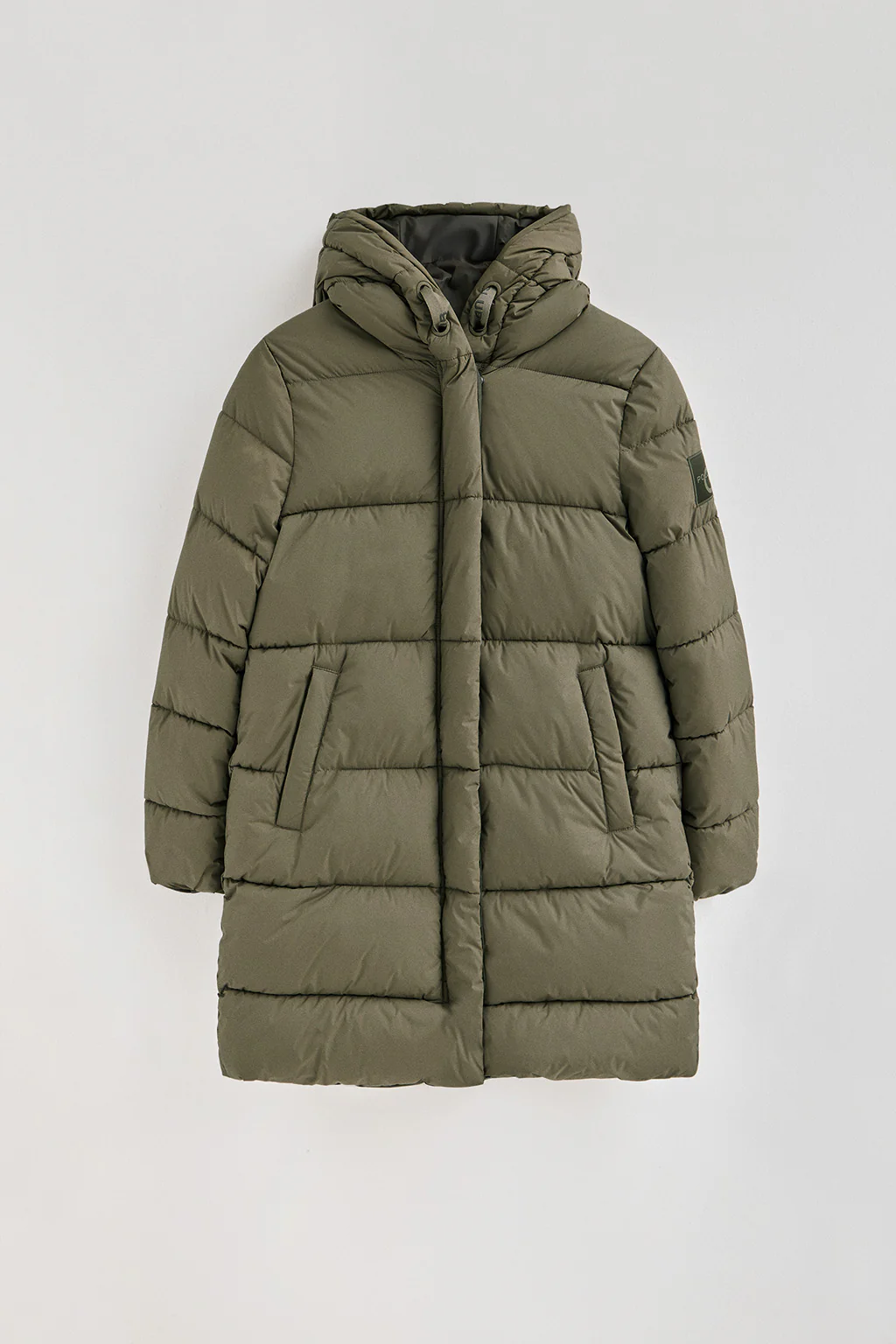 Army-green jacket Gaia Reversible with Polo Club logo - Image 10