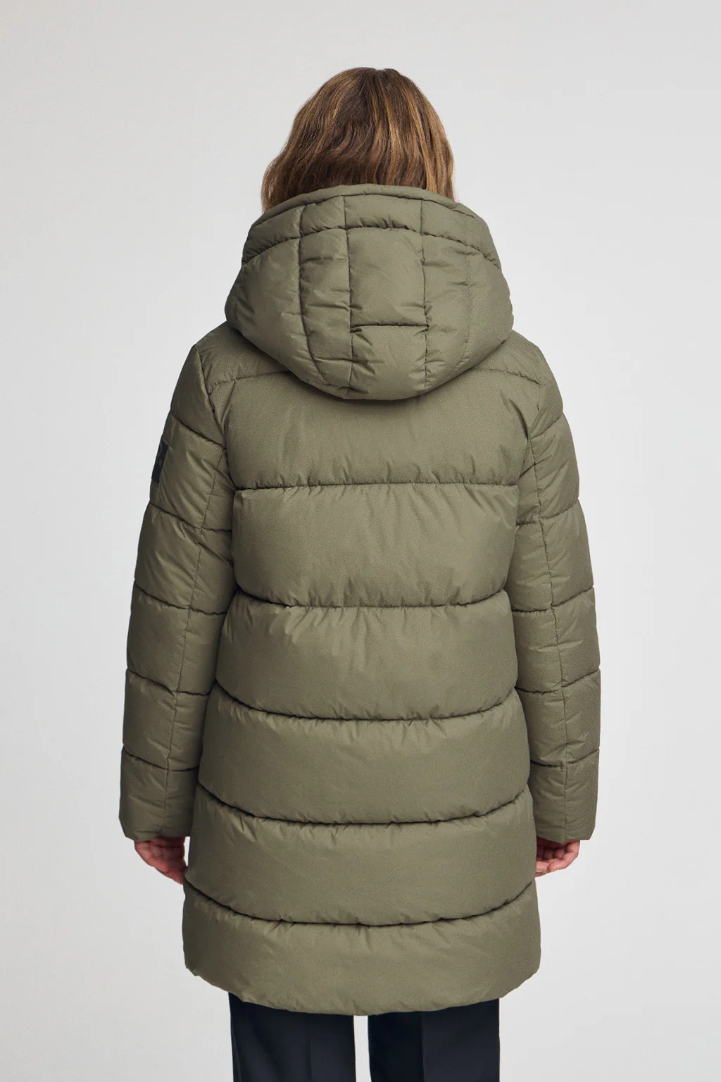 Army-green jacket Gaia Reversible with Polo Club logo - Image 6