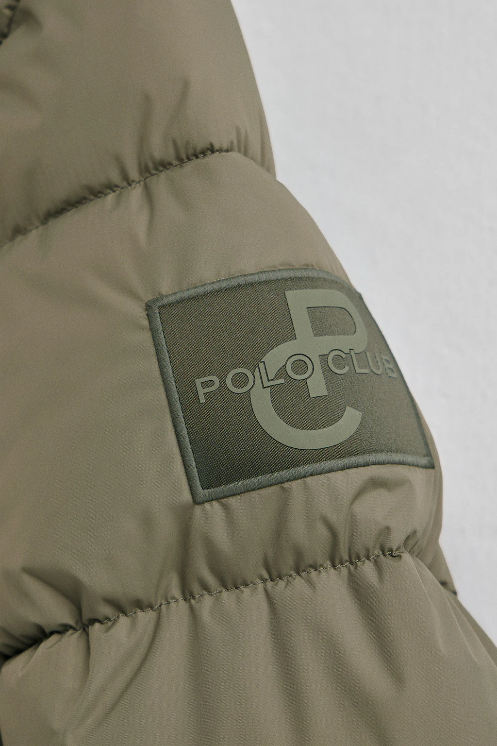 Army-green jacket Gaia Reversible with Polo Club logo - Image 8