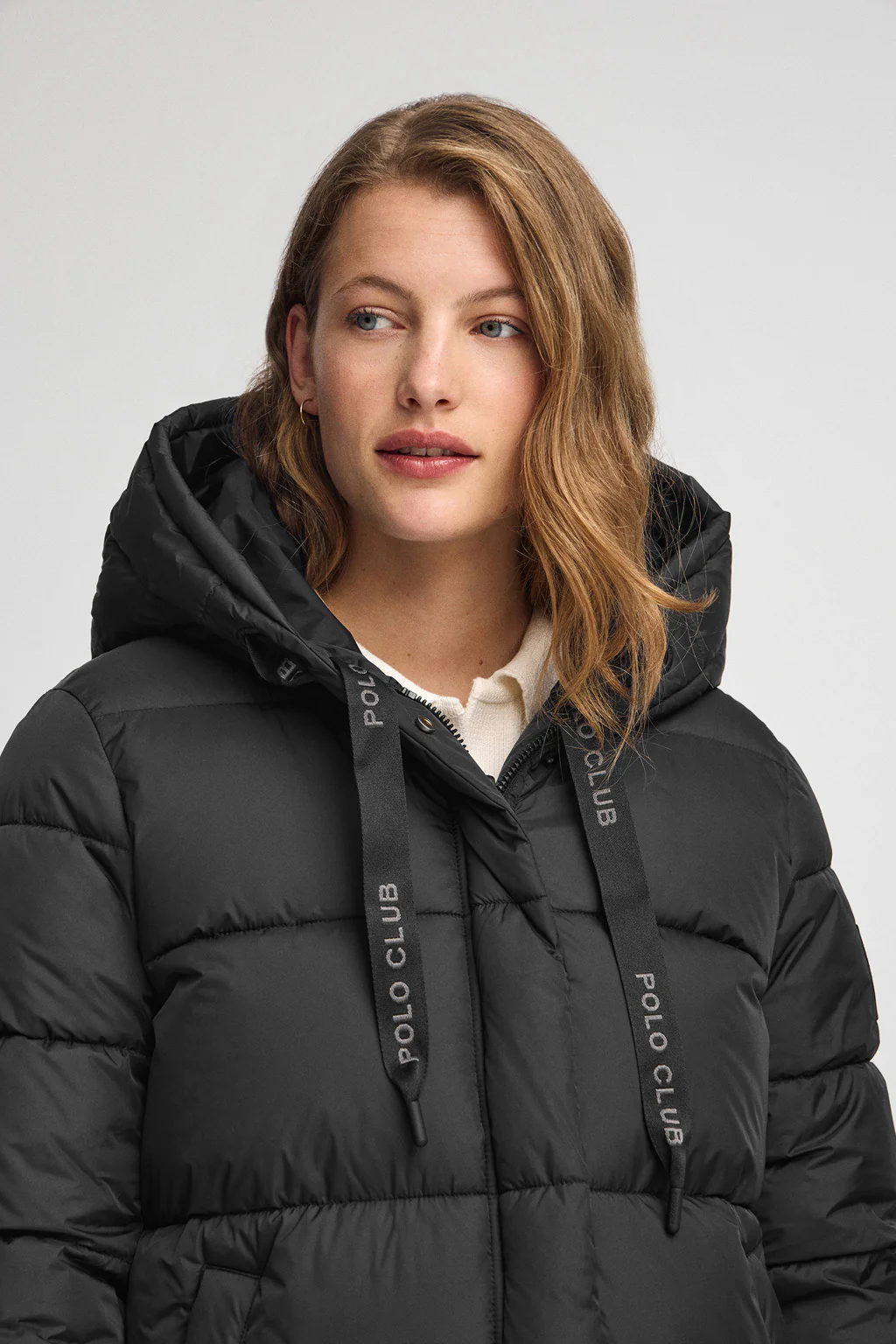 Black jacket Gaia Reversible with Polo Club logo - Image 3