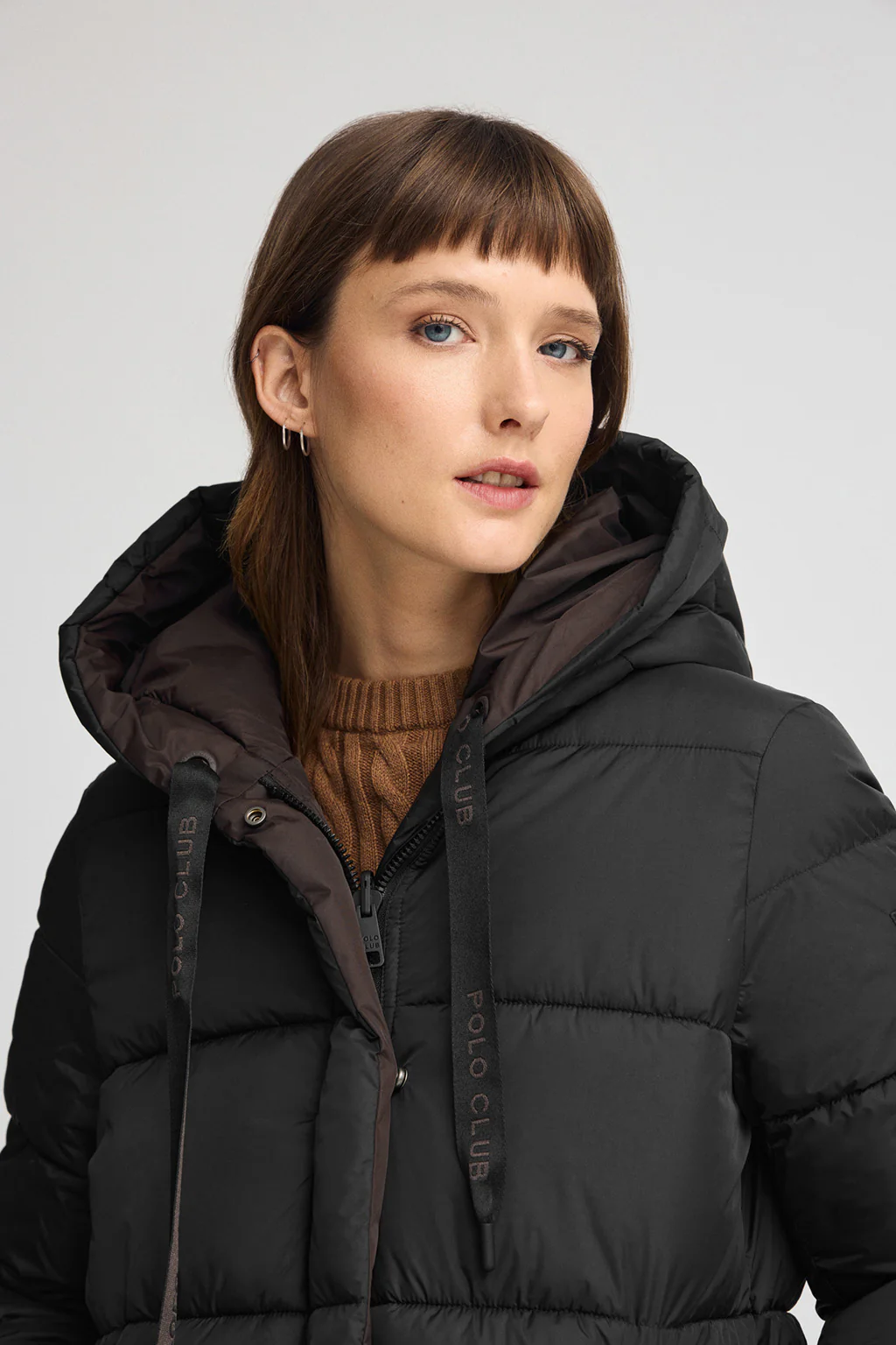 Black and brown jacket Gaia Reversible with Polo Club logo - Image 3