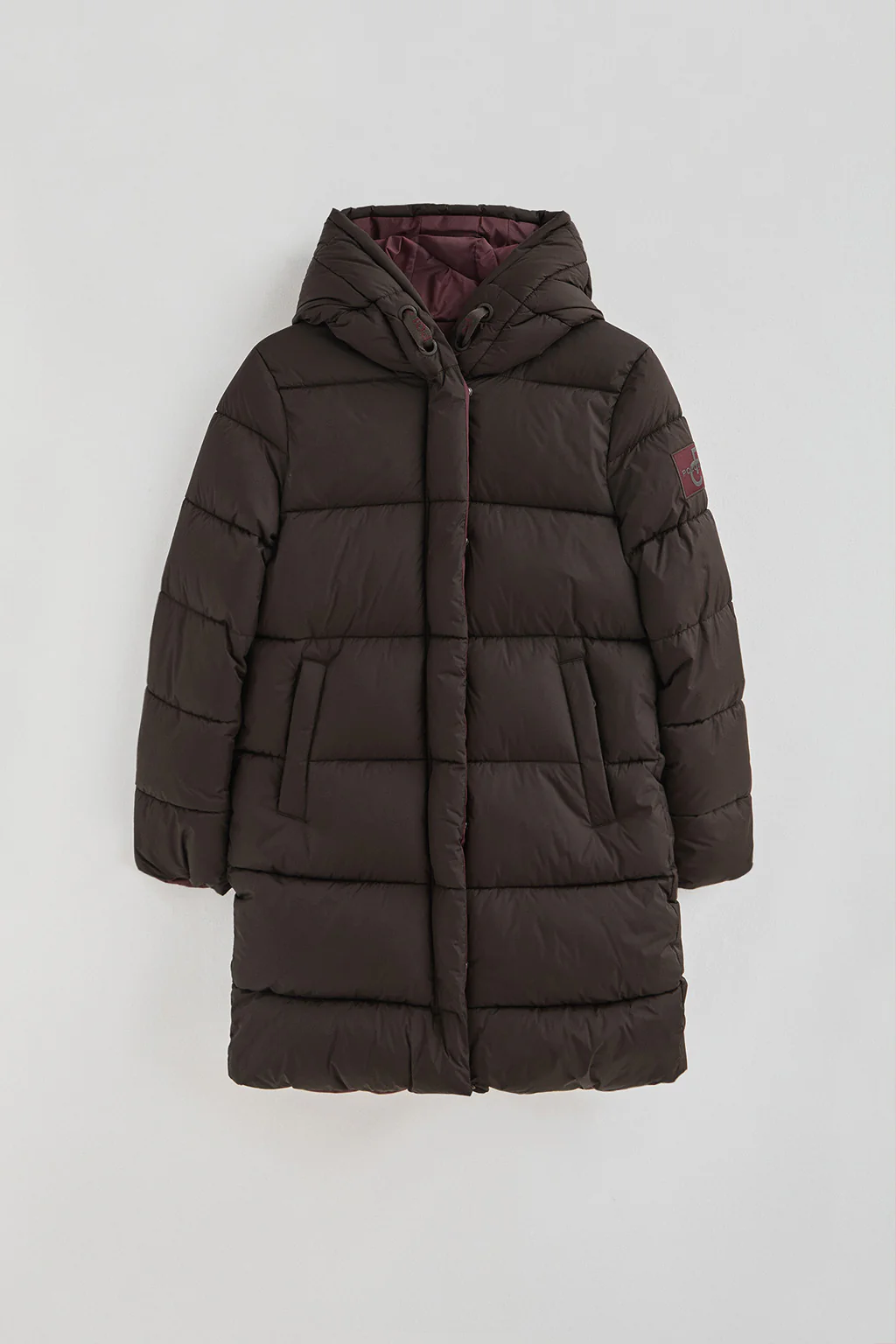 Chocolate jacket Gaia Reversible with Polo Club logo - Image 10