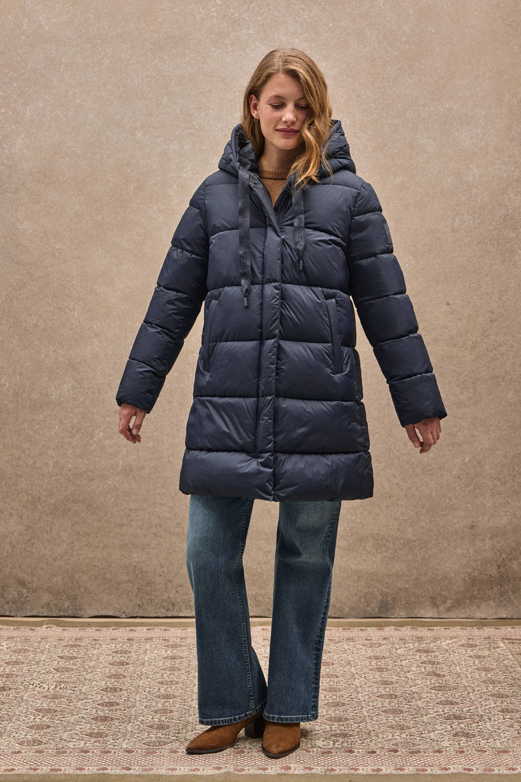 Navy-blue jacket Gaia Reversible with Polo Club logo - Image 3