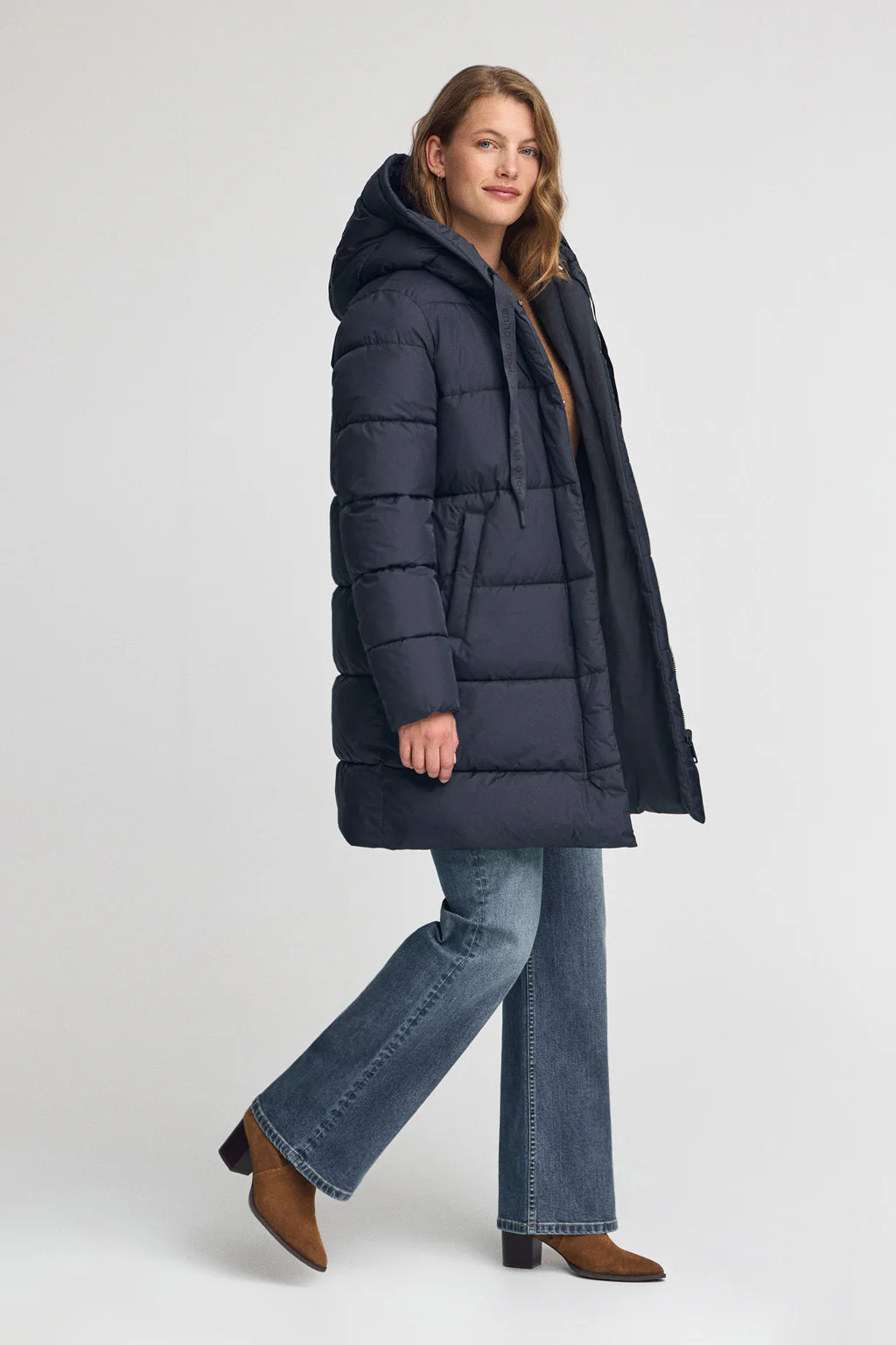 Navy-blue jacket Gaia Reversible with Polo Club logo - Image 5