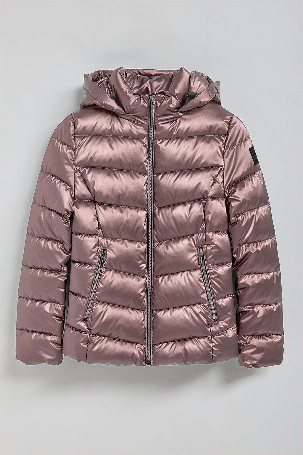 Pink glitter-effect coat Golden with fixed detachable and Polo Club details - Image 11