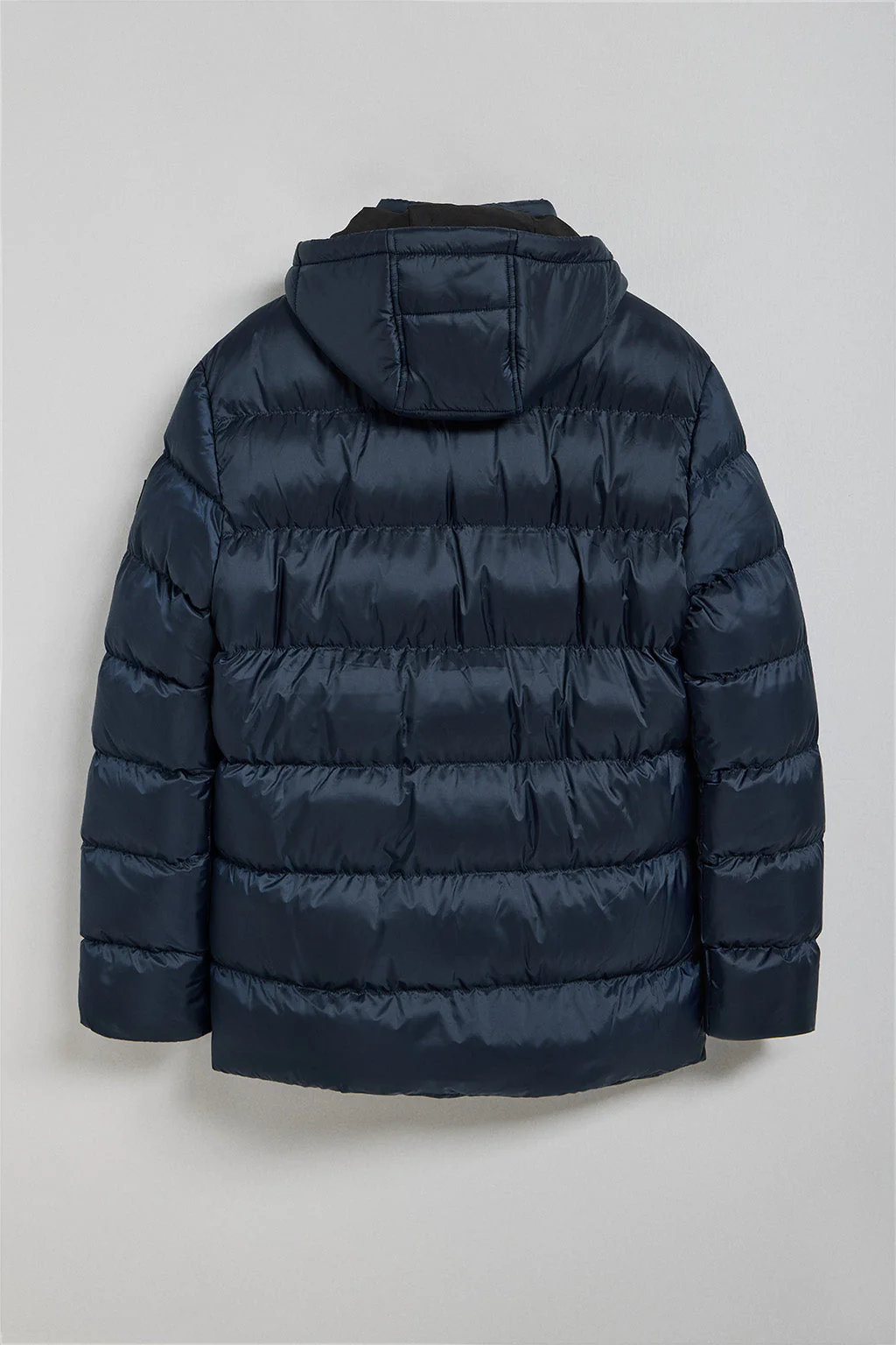 Navy-blue coat Greenwich with pockets, fixed hood and Polo Club details - Image 11
