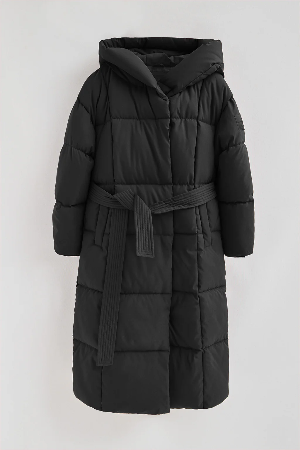 Black coat Guada Long with Polo Club logo - Image 7