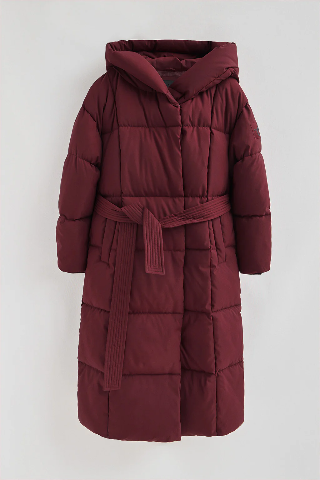 Maroon coat Guada Long with Polo Club logo - Image 6