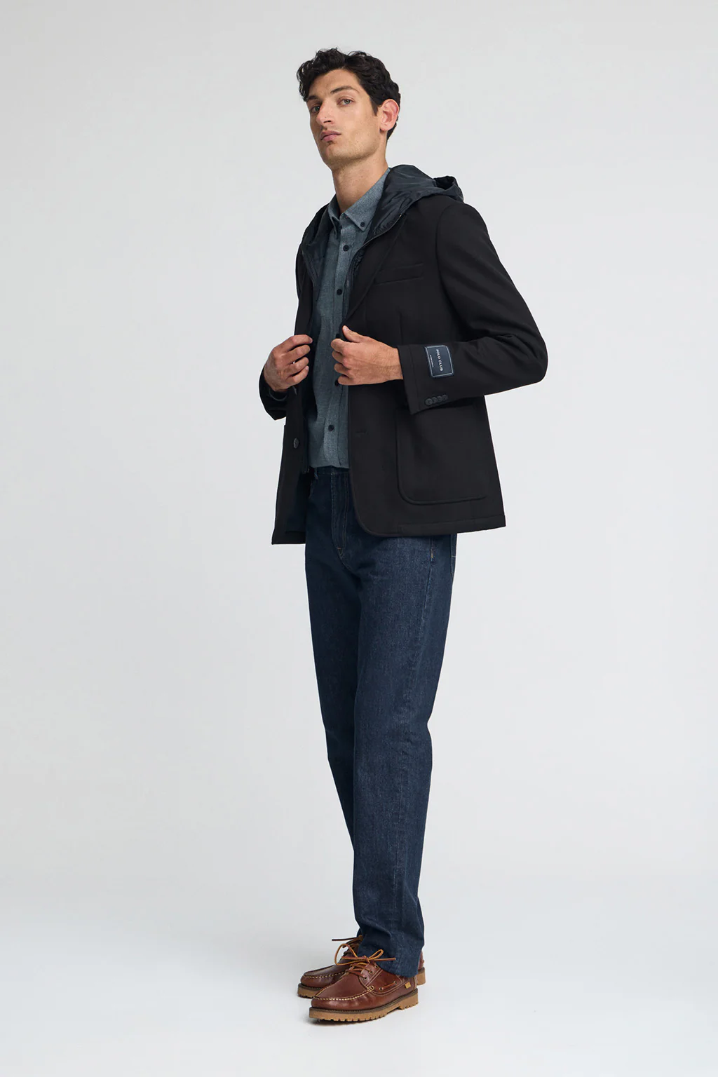 Navy-blue blazer Harby with Polo Club logo - Image 4