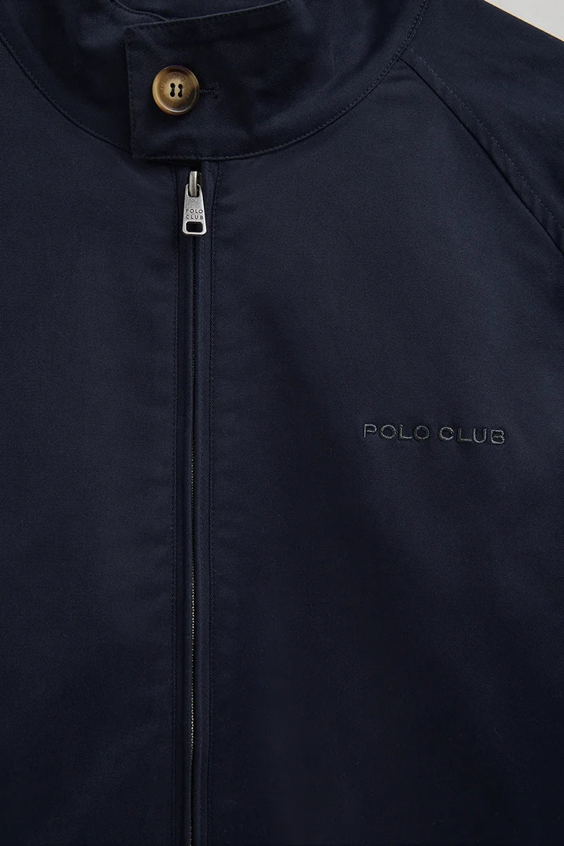 Navy-blue jacket Harrington Bowery with Polo Club embroidery - Image 7
