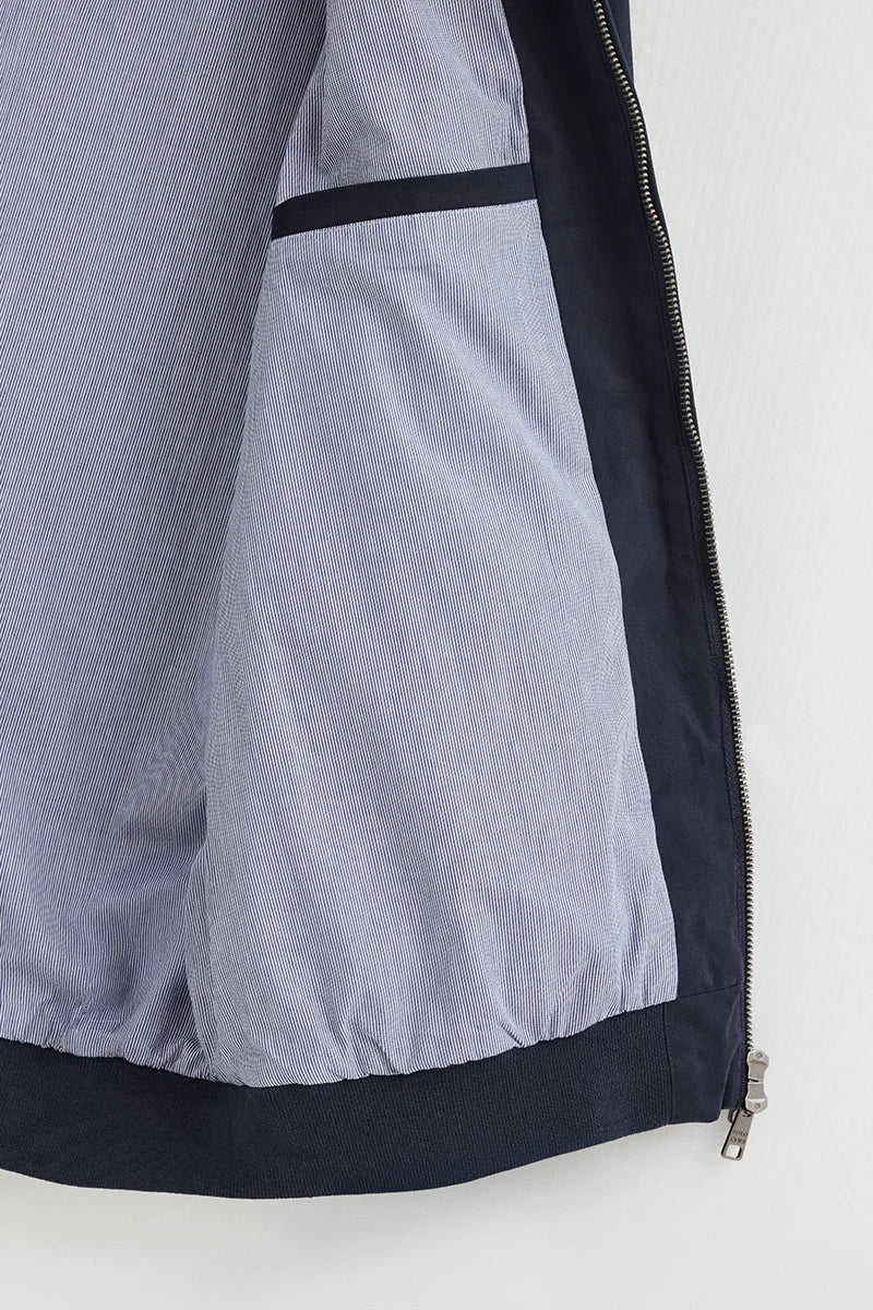 Navy-blue jacket Harrington Bowery with Polo Club embroidery - Image 8