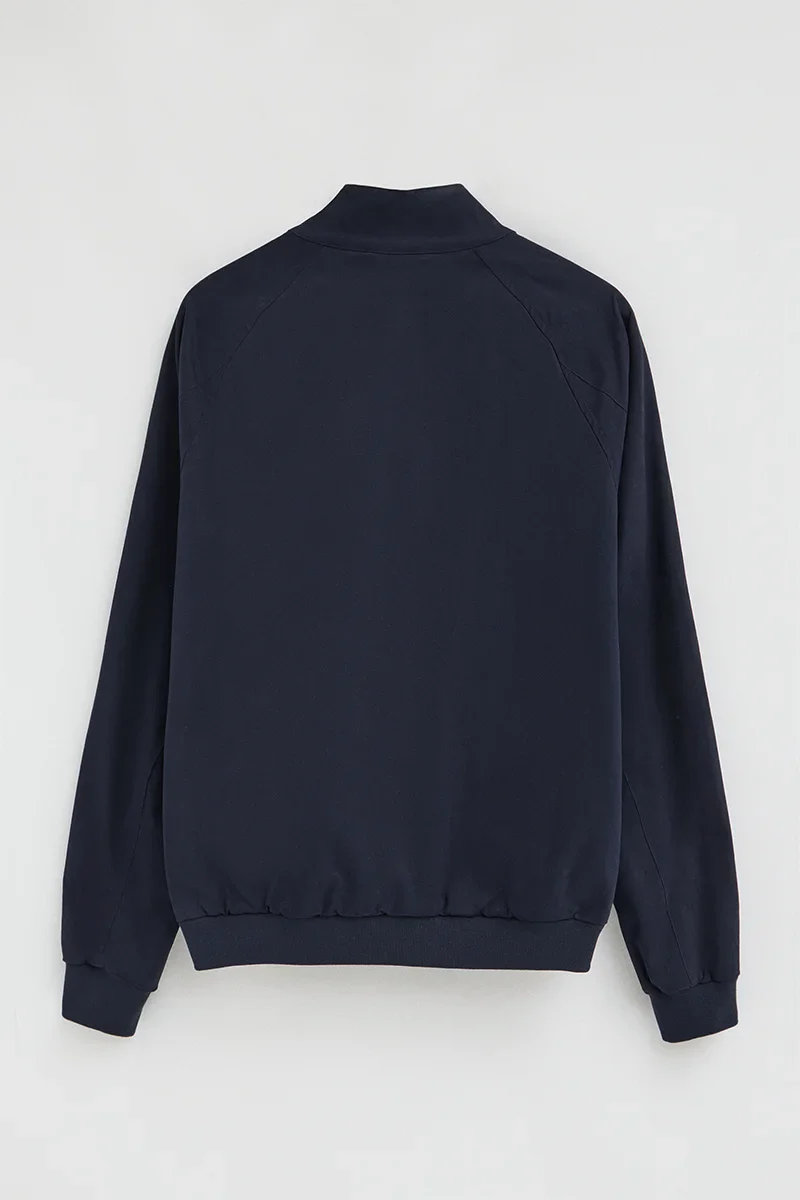 Navy-blue jacket Harrington Bowery with Polo Club embroidery - Image 9