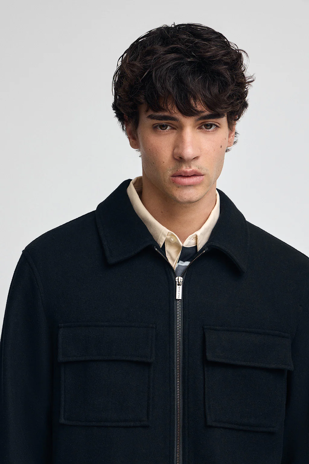 Navy-blue jacket Humbolt with Polo Club logo - Image 3