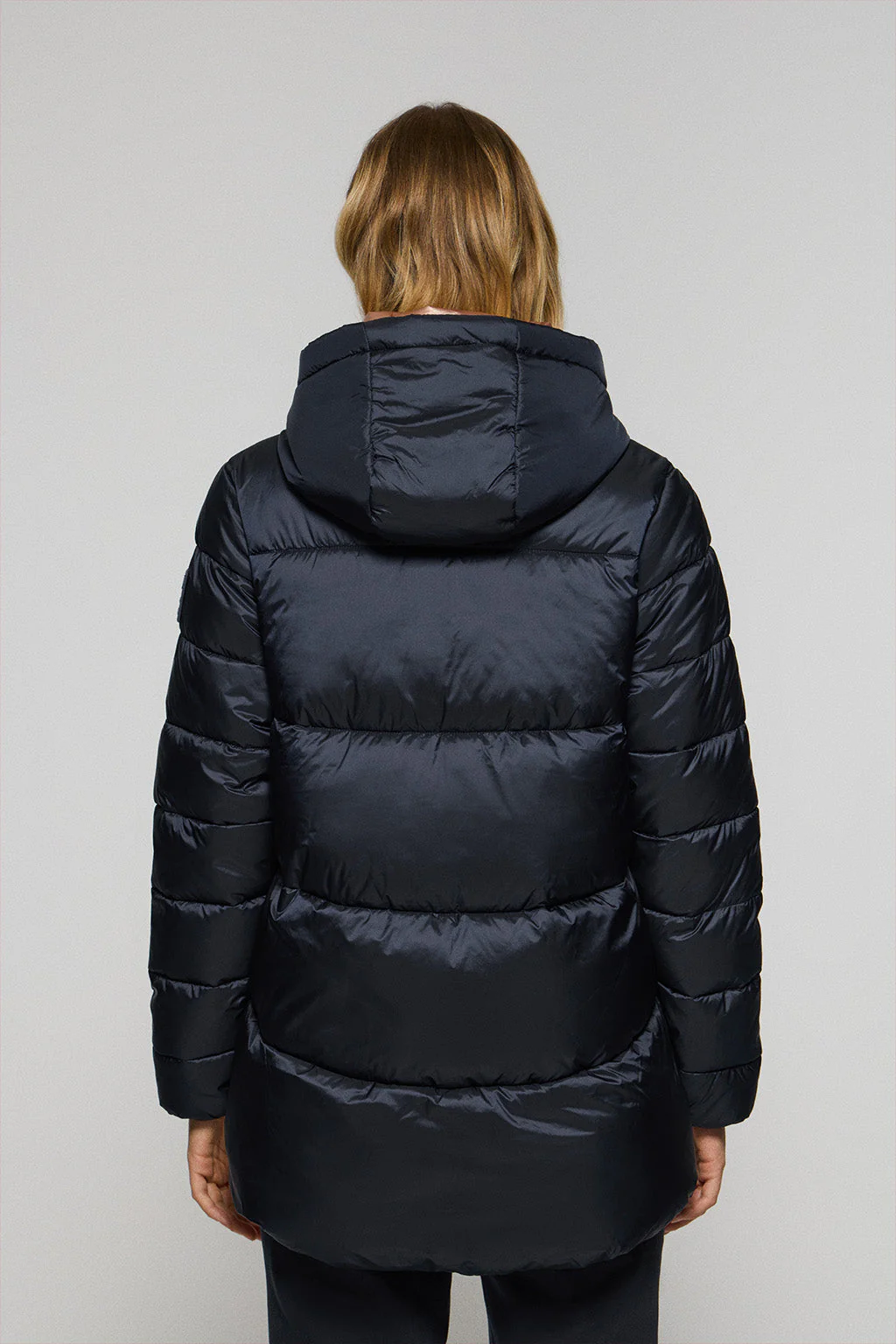 Navy-blue jacket Ice with fixed hood and Polo Club details - Image 7