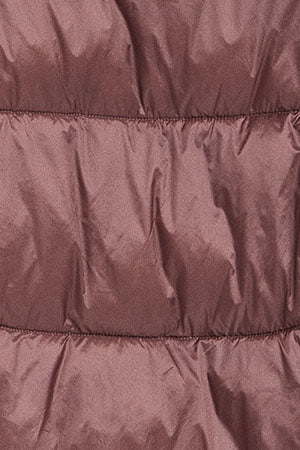 Pink taupe puffer jacket Ice with fixed hood and Polo Club details - Image 13