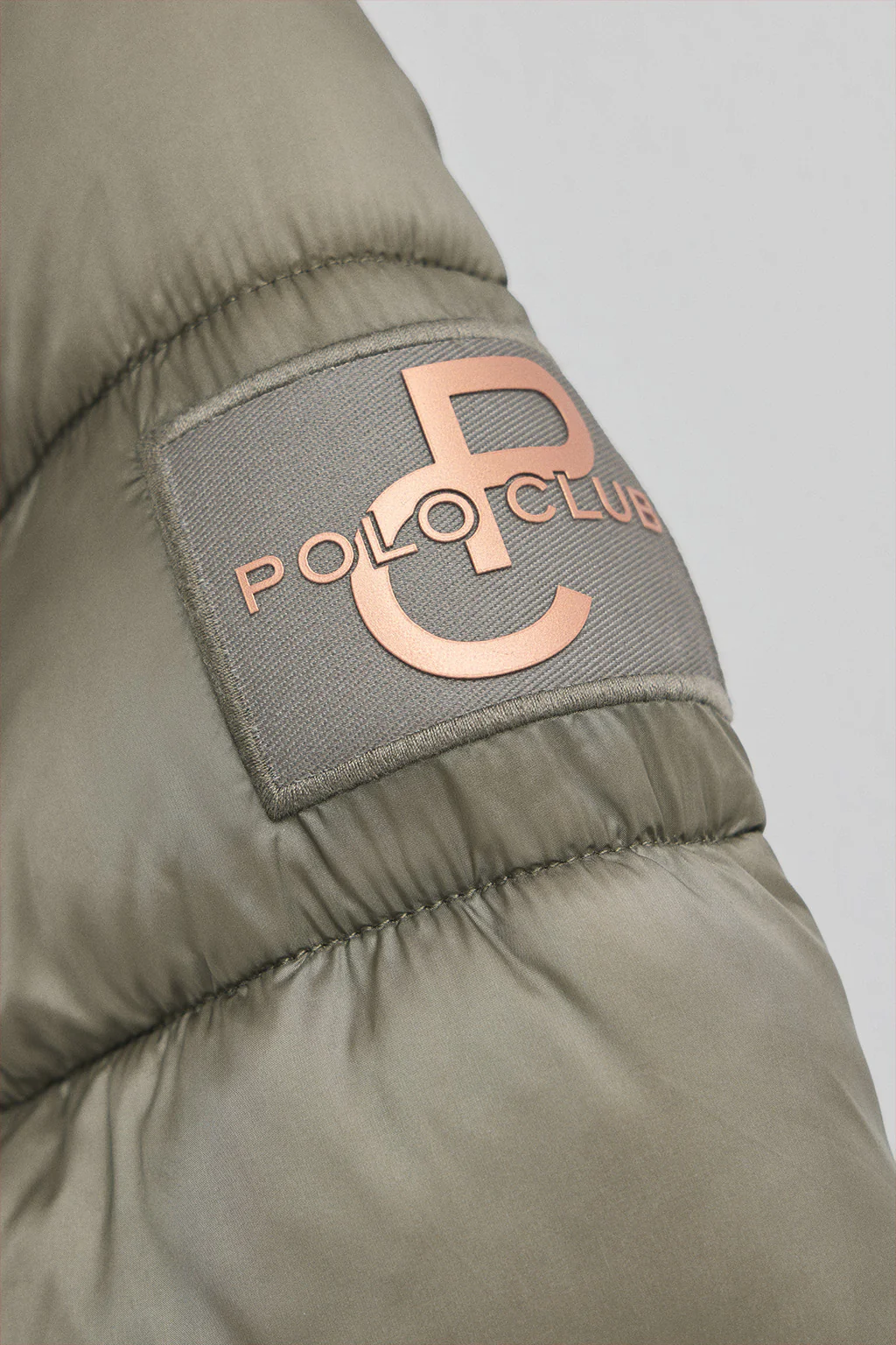 Army-green coat Ingrid with Polo Club logo - Image 8
