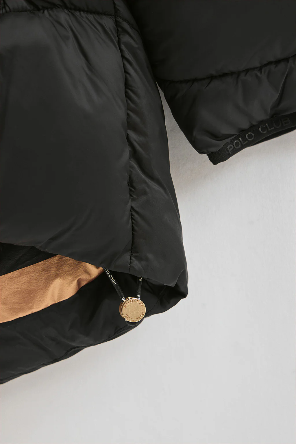 Black jacket Ingrid with Polo Club logo - Image 8