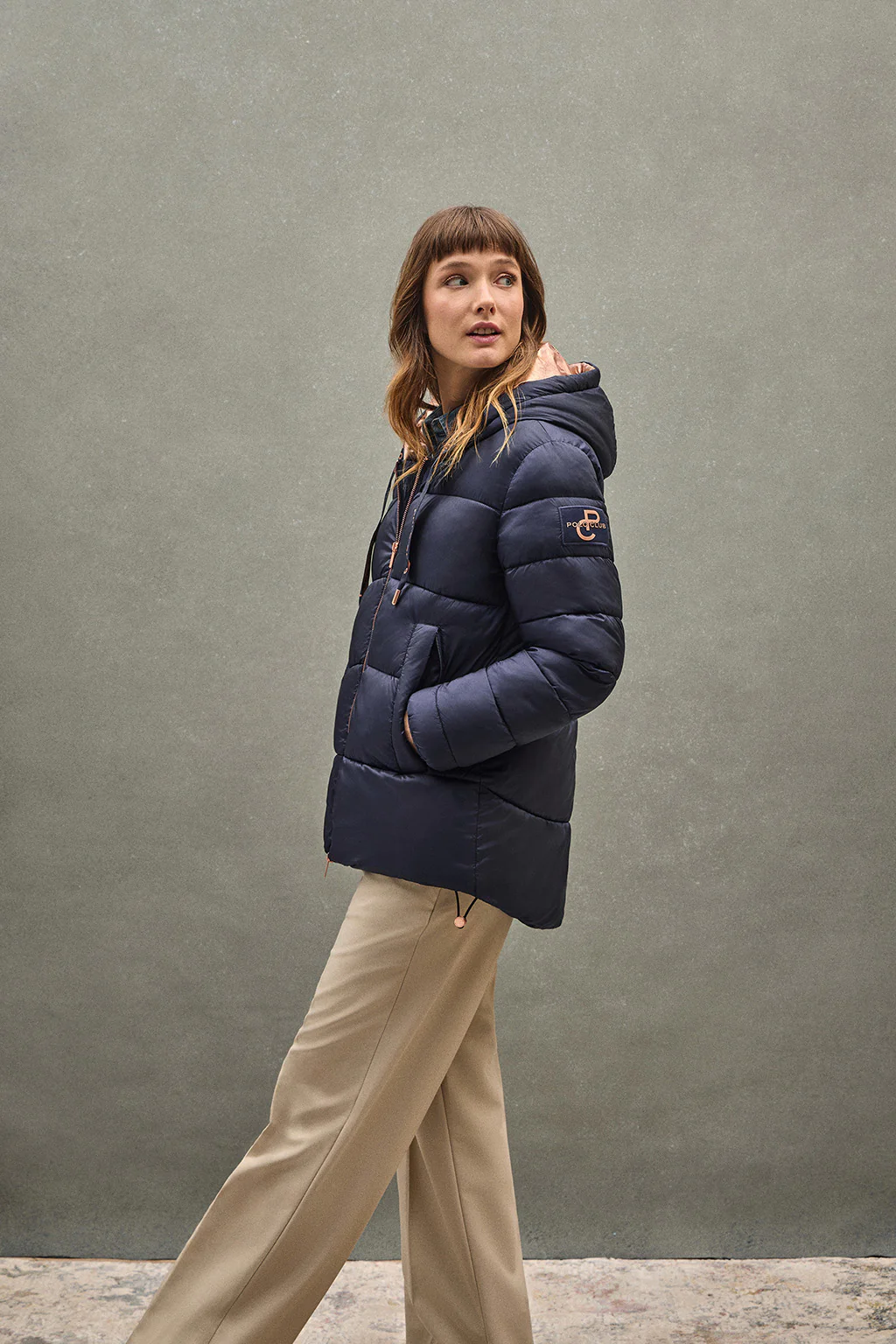 Navy-blue jacket Ingrid with Polo Club logo - Image 5