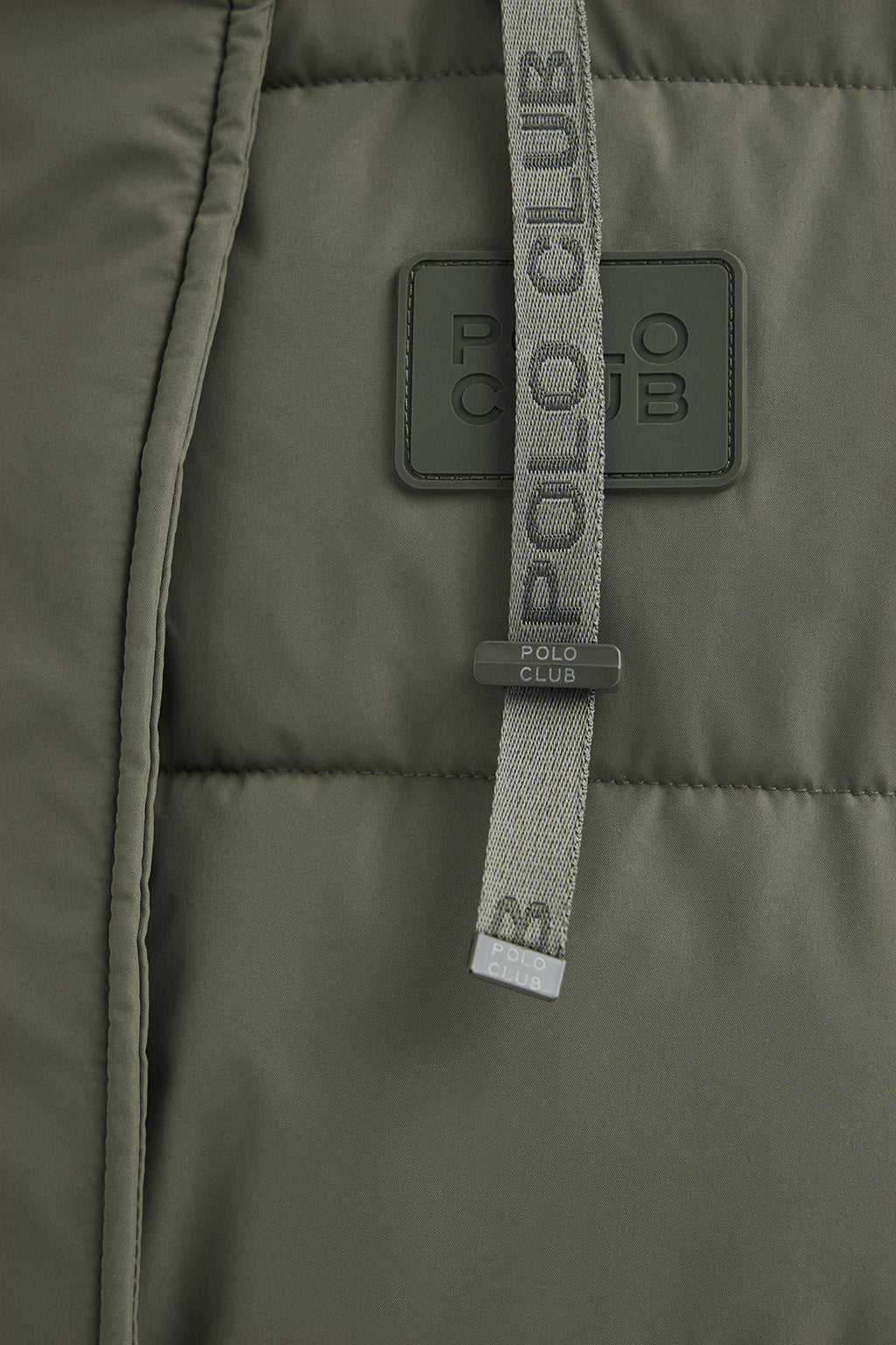Army-green coat Iris with Polo Club logo - Image 8