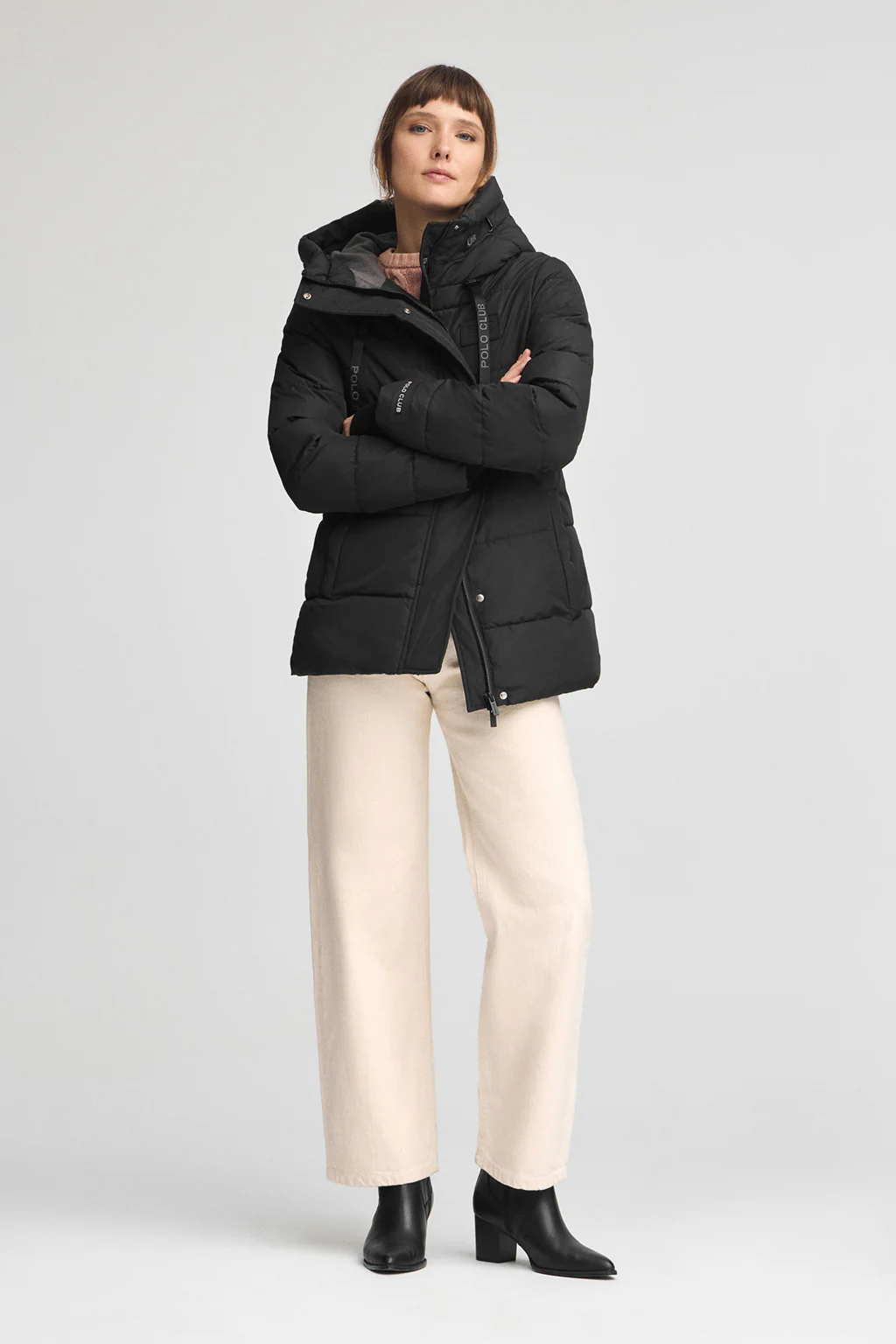 Black jacket Iris with Polo Club logo - Image 5