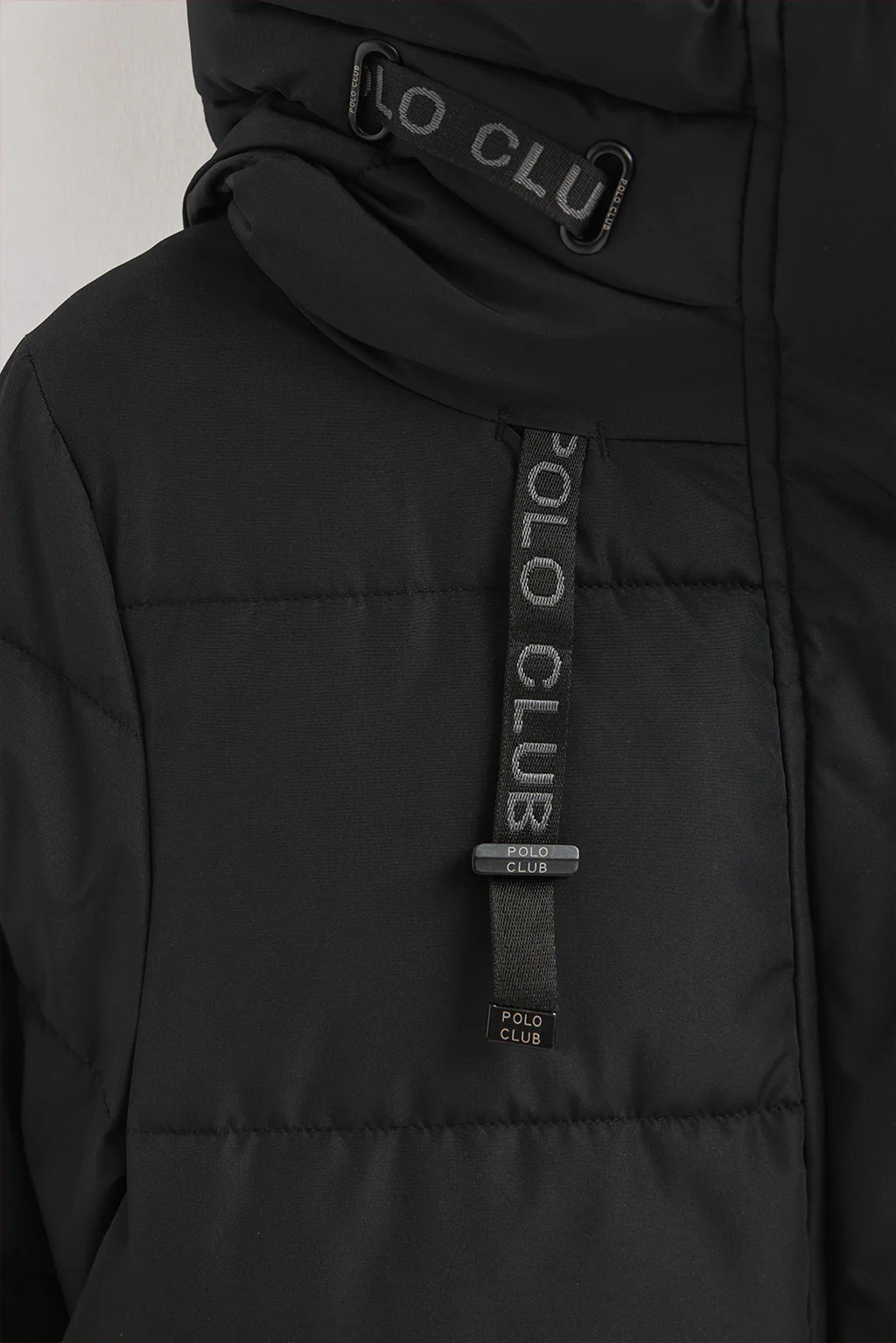 Black coat Iris with Polo Club logo - Image 8