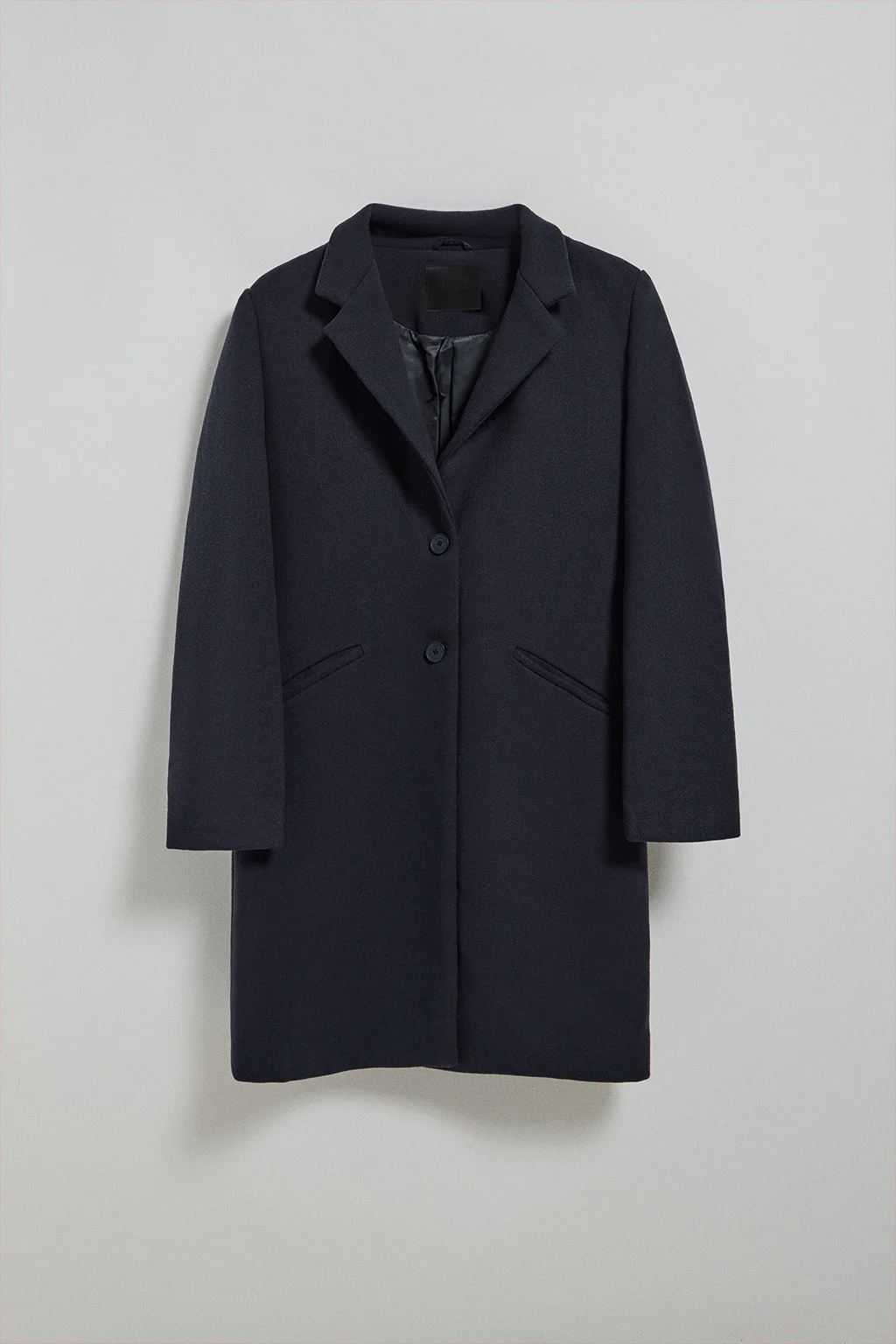 Navy-blue buttoned coat Kate with Polo Club details - Image 6