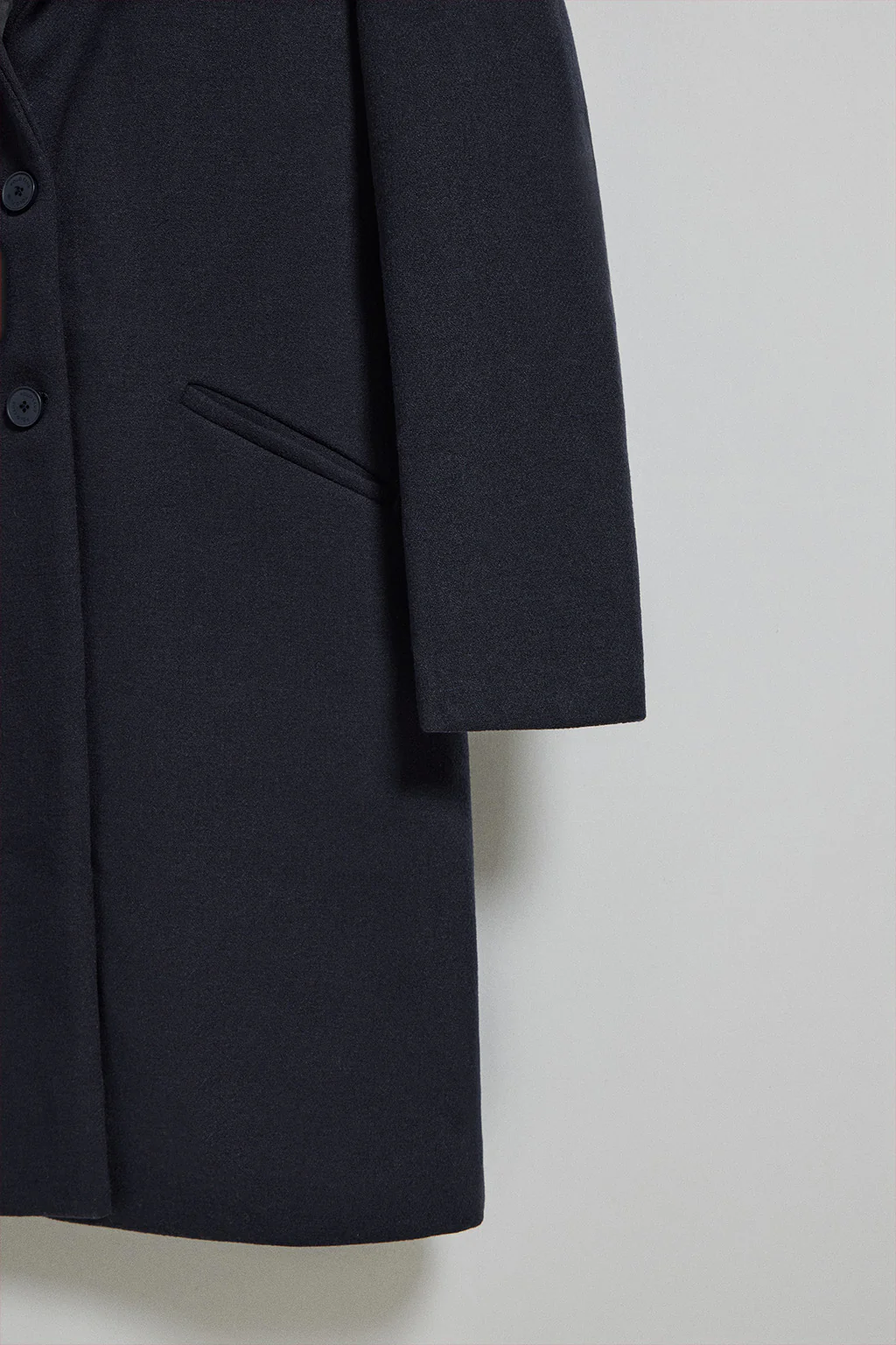 Navy-blue buttoned coat Kate with Polo Club details - Image 9