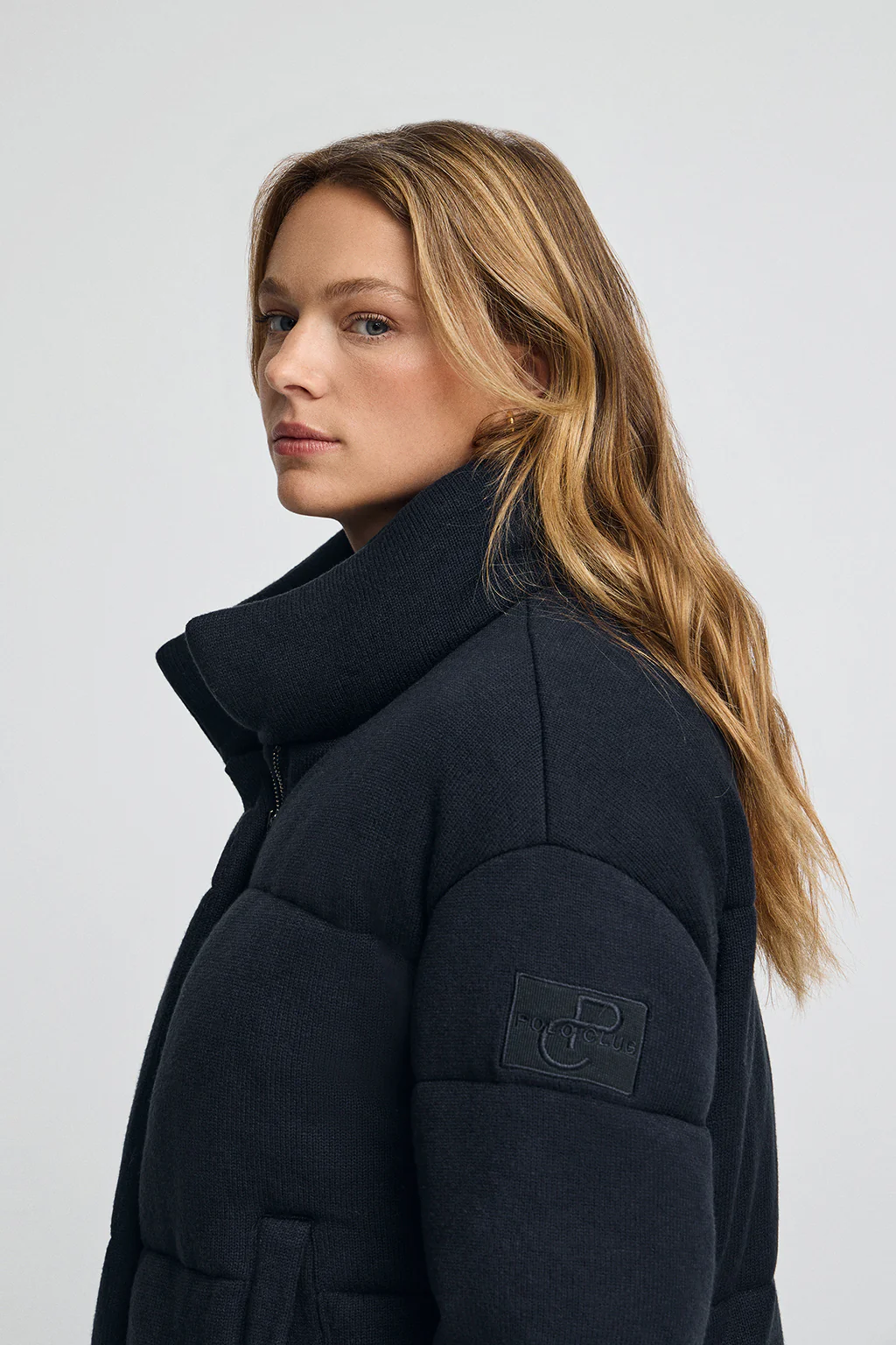 Navy-blue jacket Lizzie with Polo Club logo - Image 3