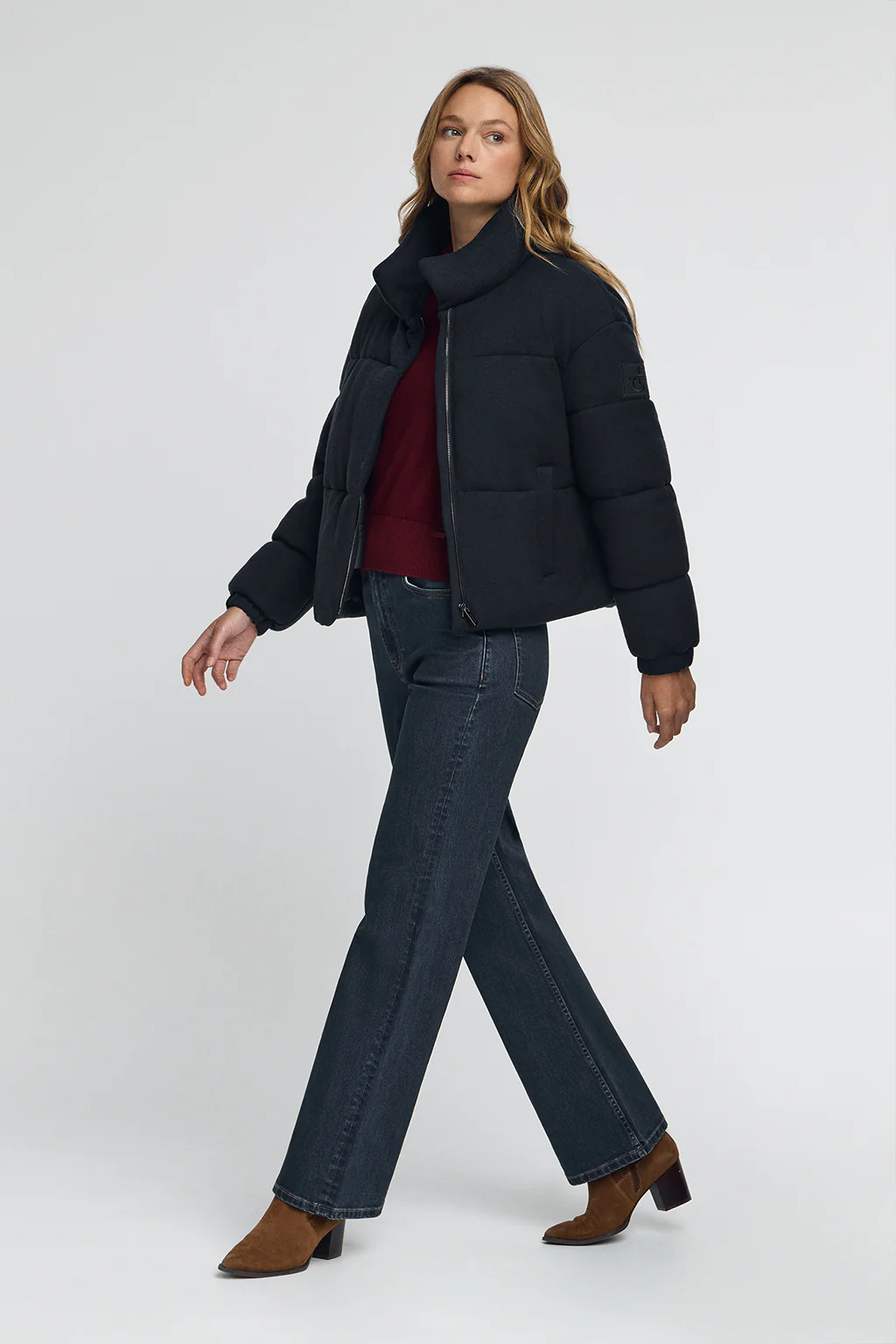 Navy-blue jacket Lizzie with Polo Club logo - Image 4