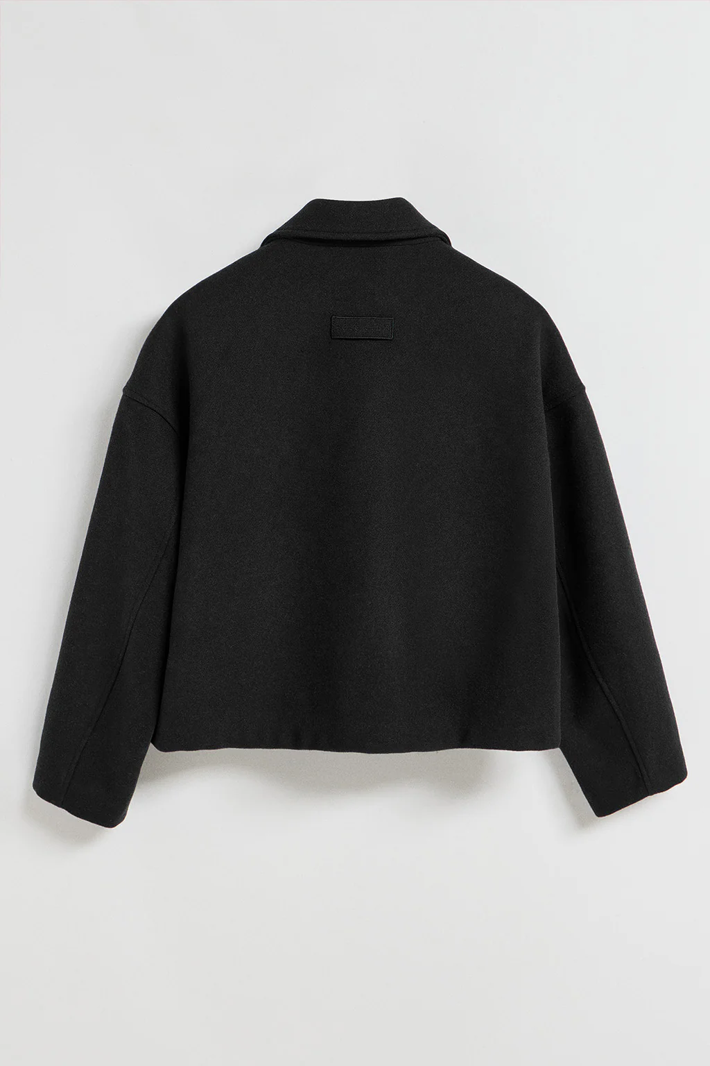 Black double-breasted short coat Lona with Polo Club details - Image 11