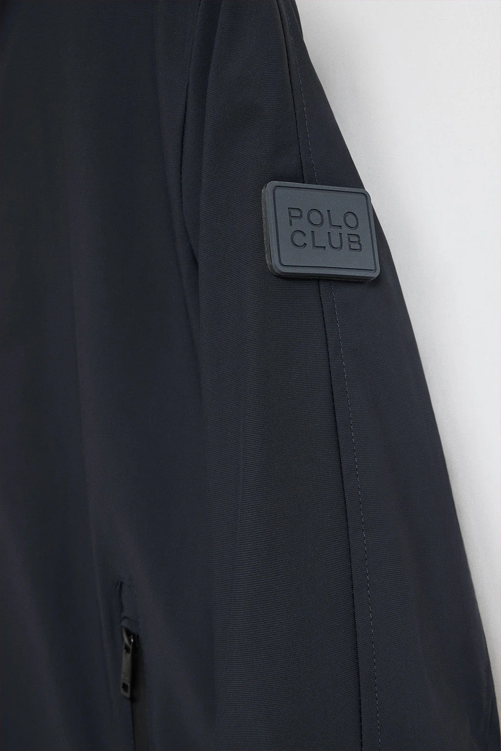 Navy-blue jacket Mackey with fixed hood and Polo Club details - Image 11