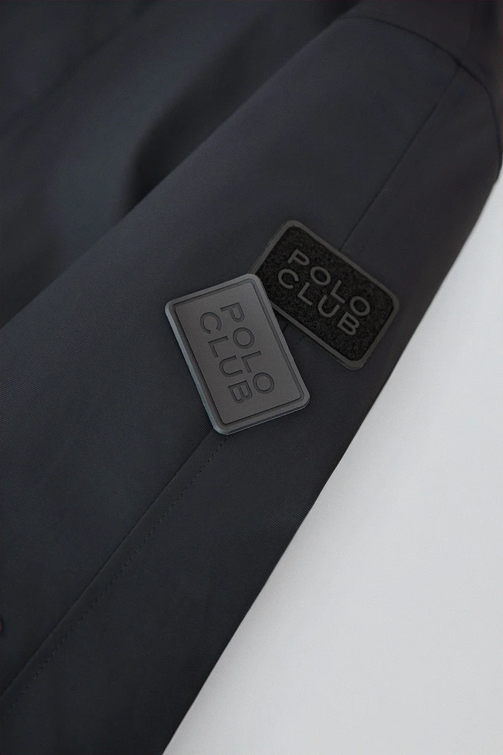 Navy-blue jacket Mackey with fixed hood and Polo Club details - Image 13