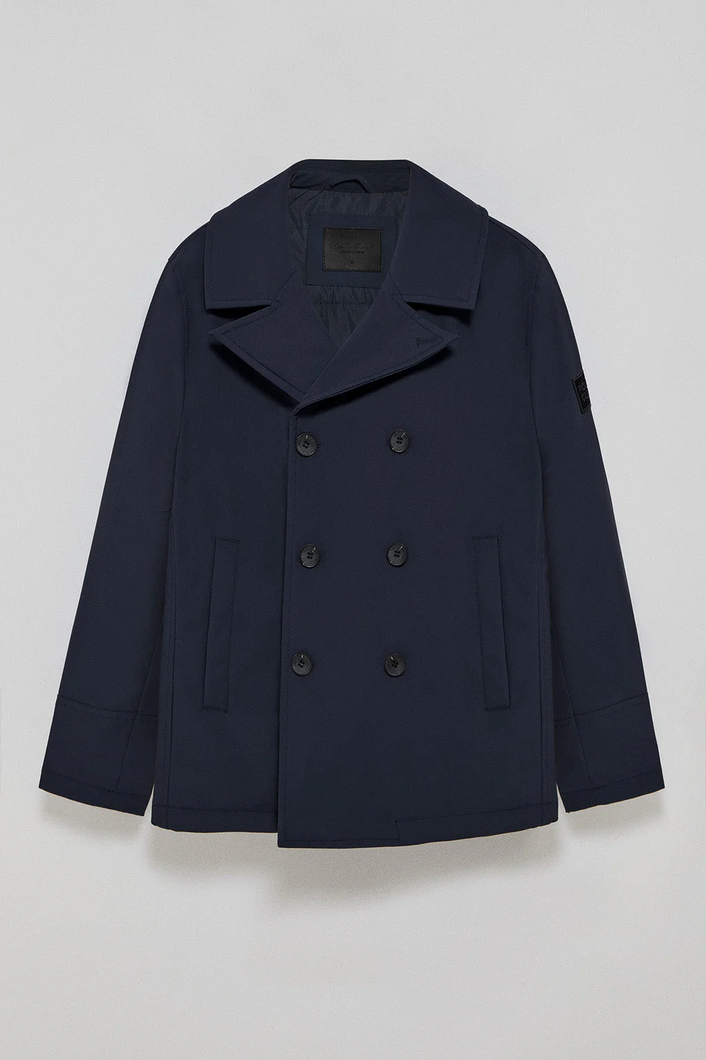 Navy-blue peacoat Manhattan with Polo Club detail - Image 9