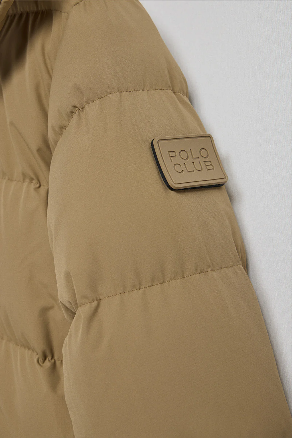 Beige jacket Midtown with detachable hood and Polo Club details - Image 10