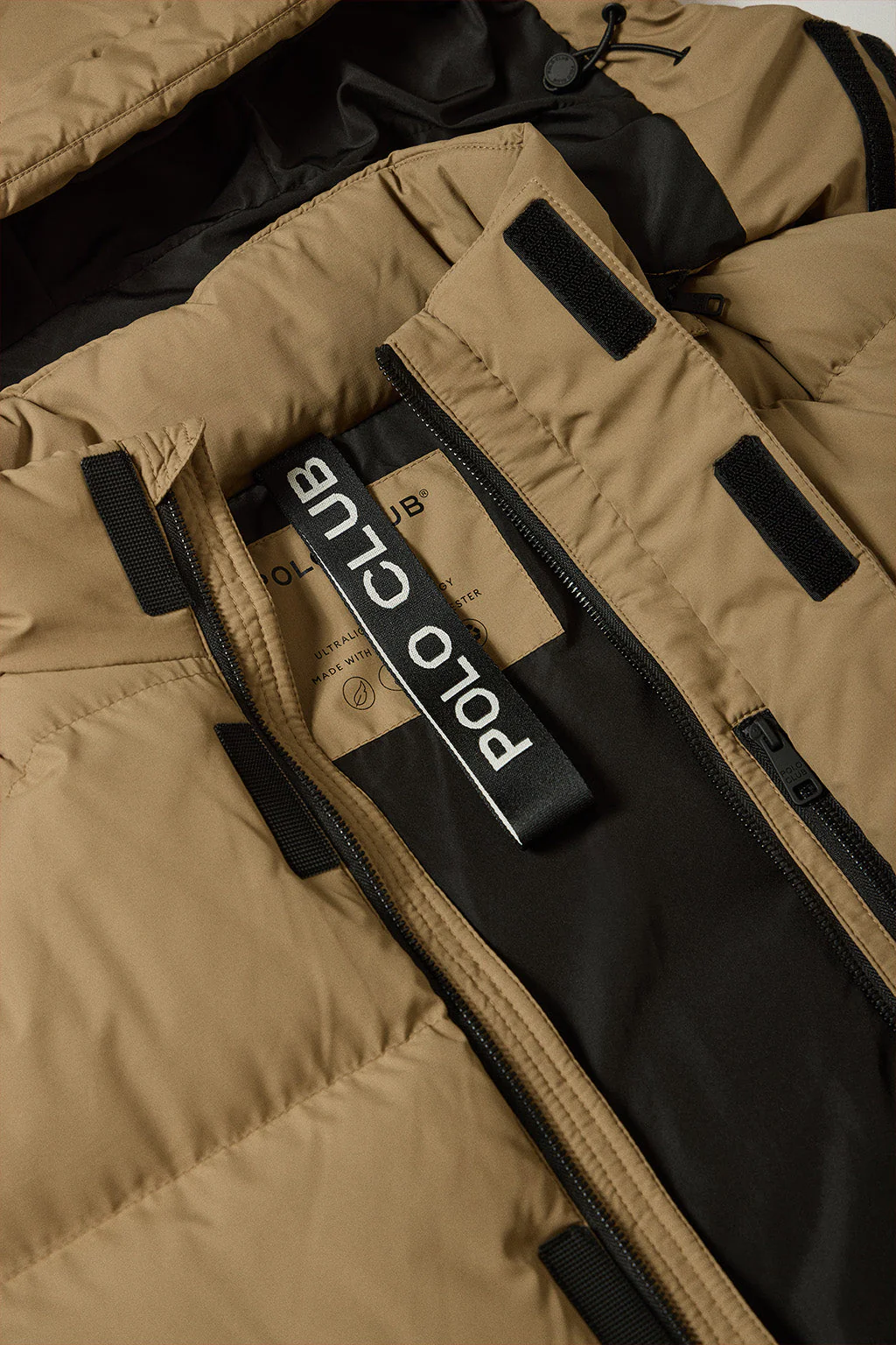 Beige jacket Midtown with detachable hood and Polo Club details - Image 12
