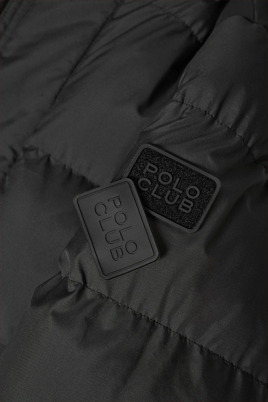 Black jacket Midtown with detachable hood and Polo Club details - Image 12